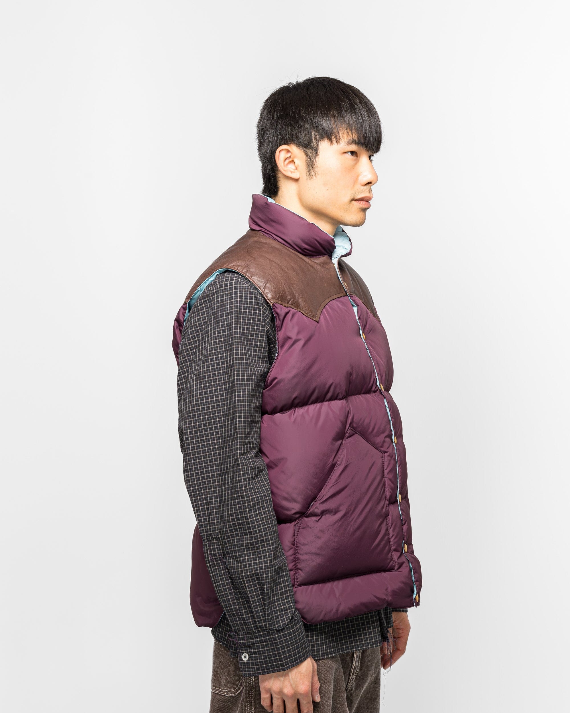 Rocky Mountain Featherbed Down Vest - Plum
