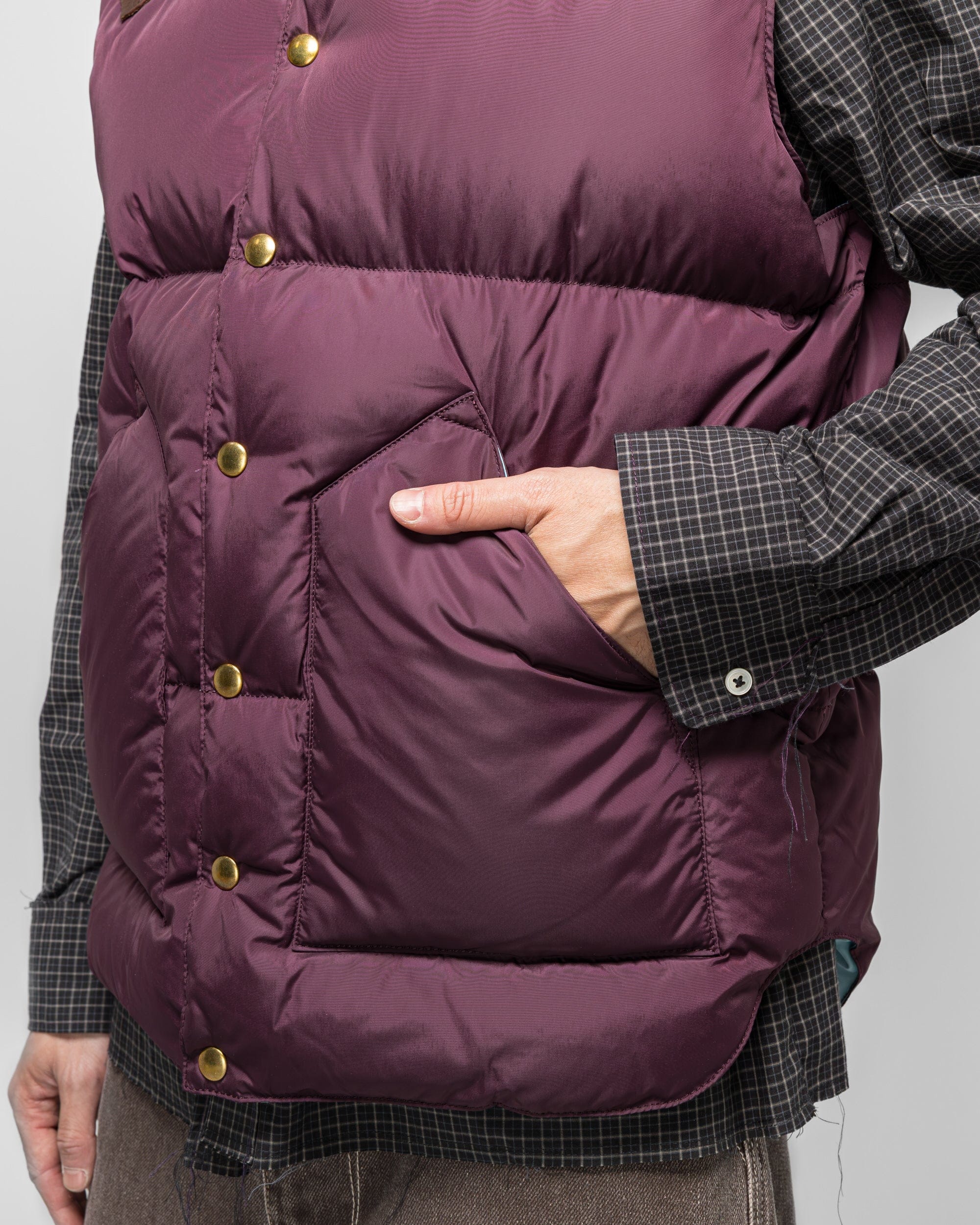 Rocky Mountain Featherbed Down Vest - Plum