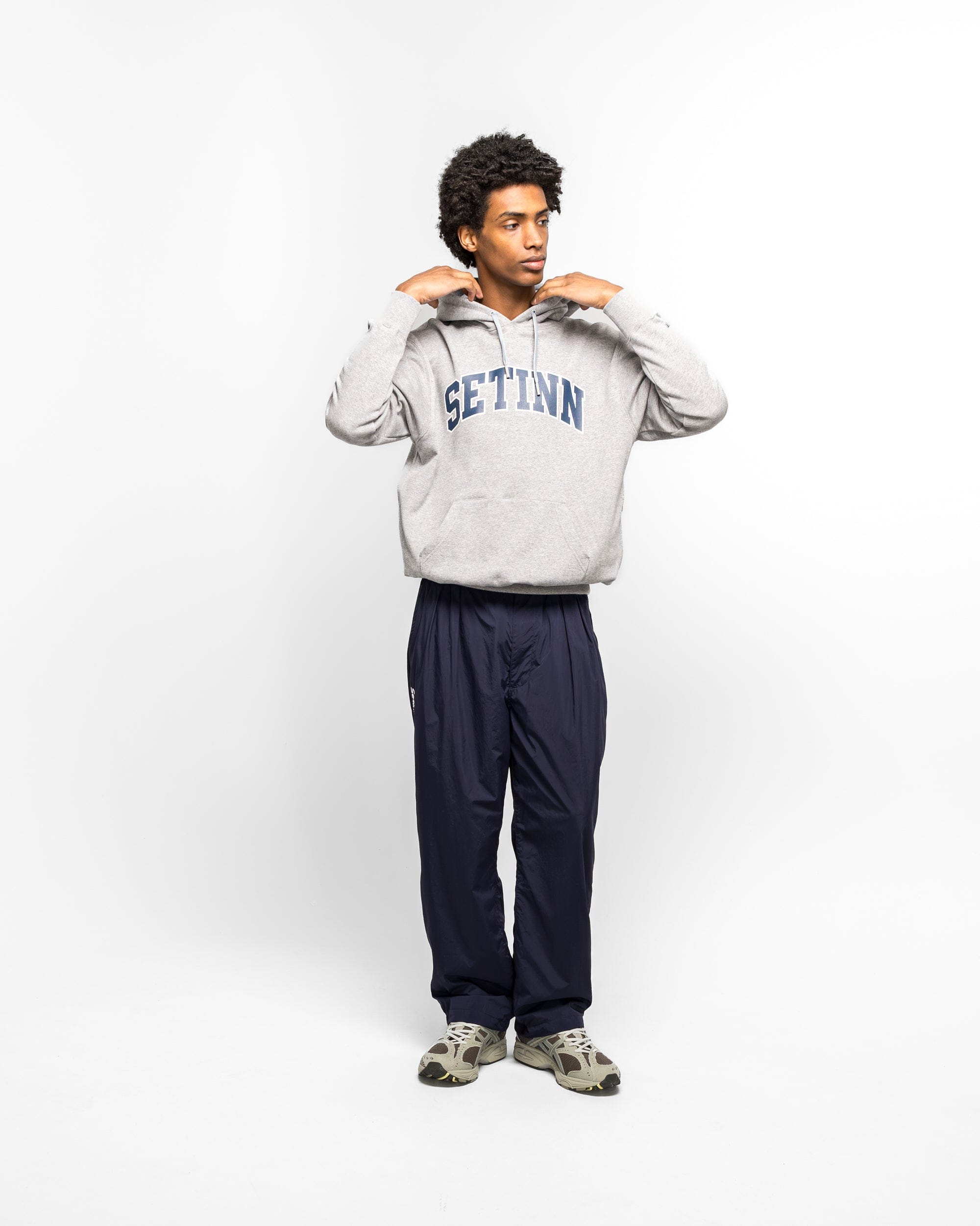 Setinn College Logo Hoodie - Grey
