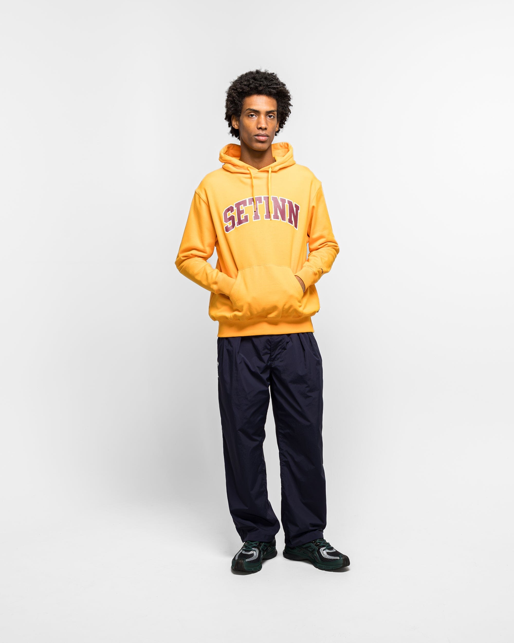 Setinn College Logo Hoodie - Mango