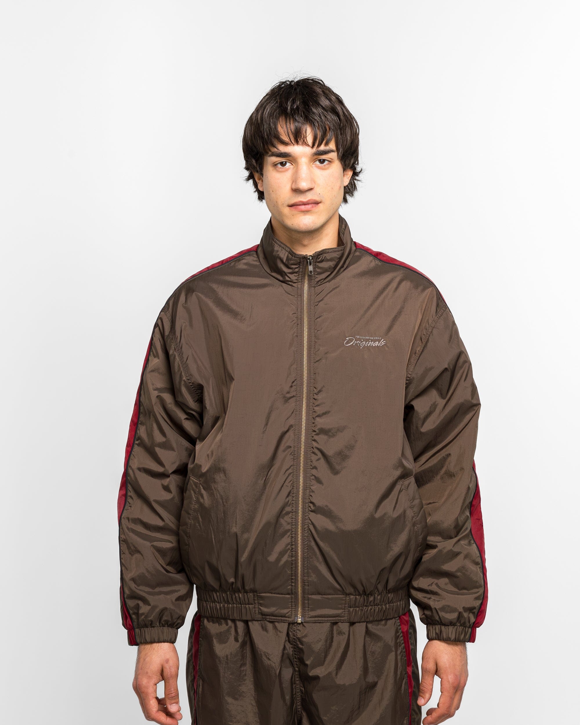 thisisneverthat Originals Warm Up Jacket - Brown
