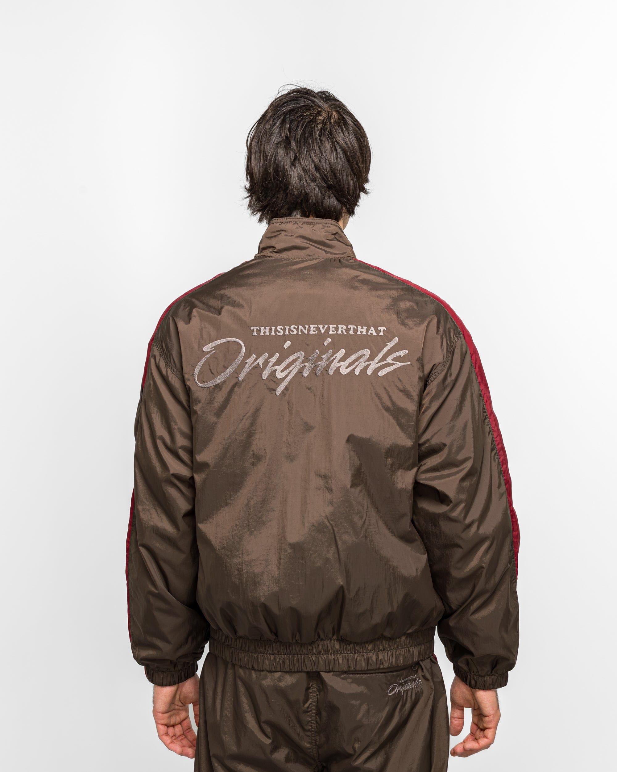 thisisneverthat Originals Warm Up Jacket - Brown