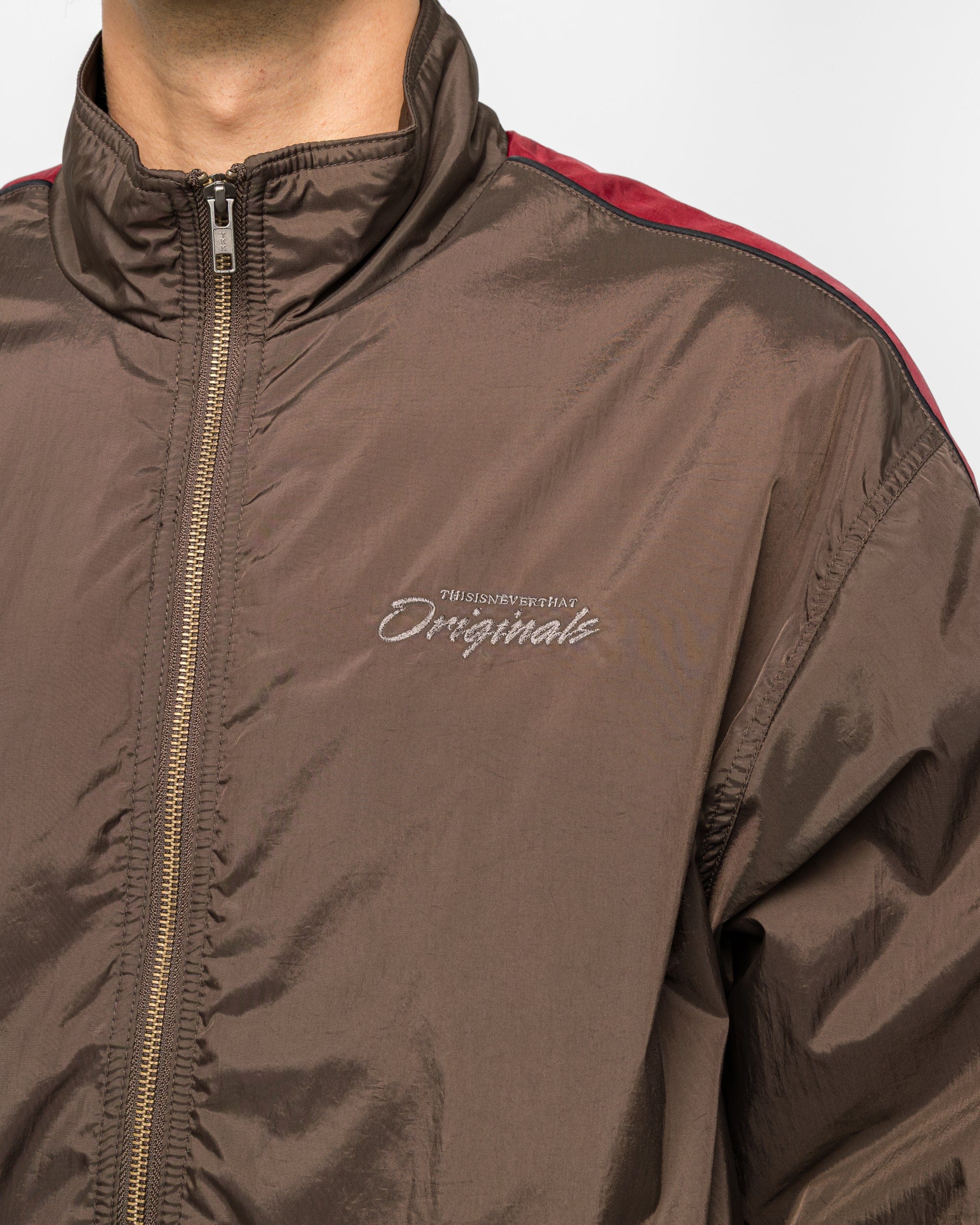 thisisneverthat Originals Warm Up Jacket - Brown