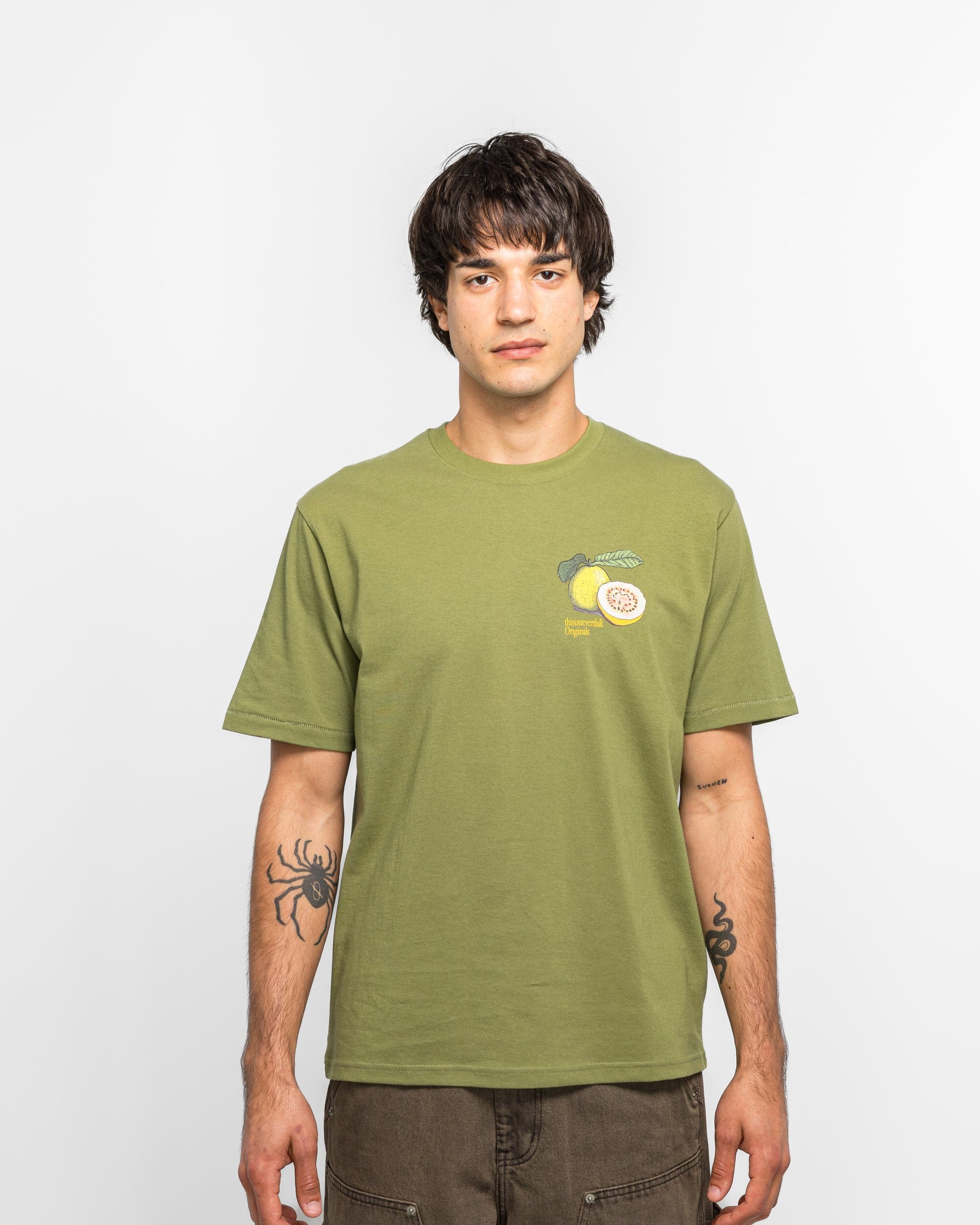thisisneverthat Guava Tee - Moss Green