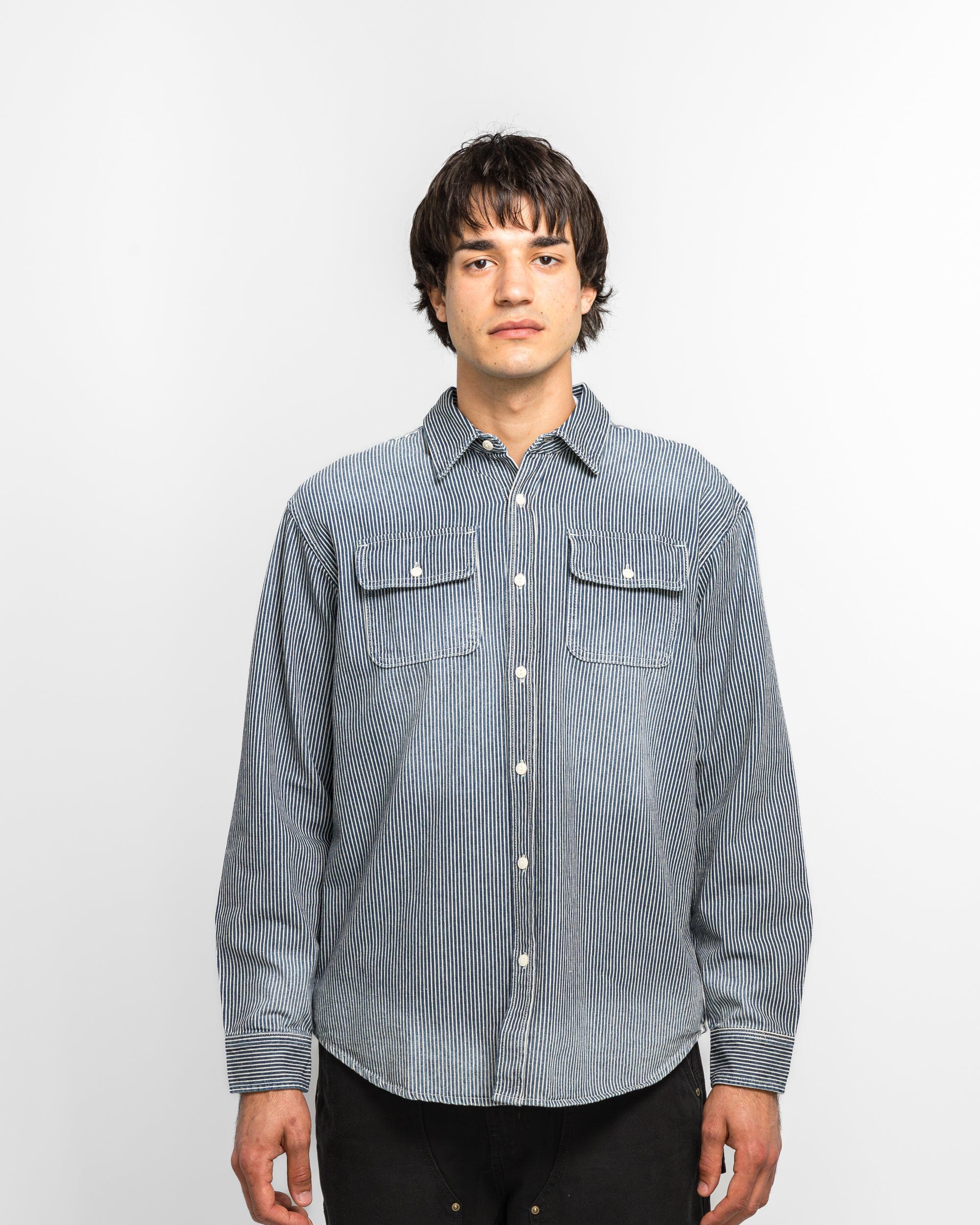 thisisneverthat Hickory Denim Shirt - Indigo
