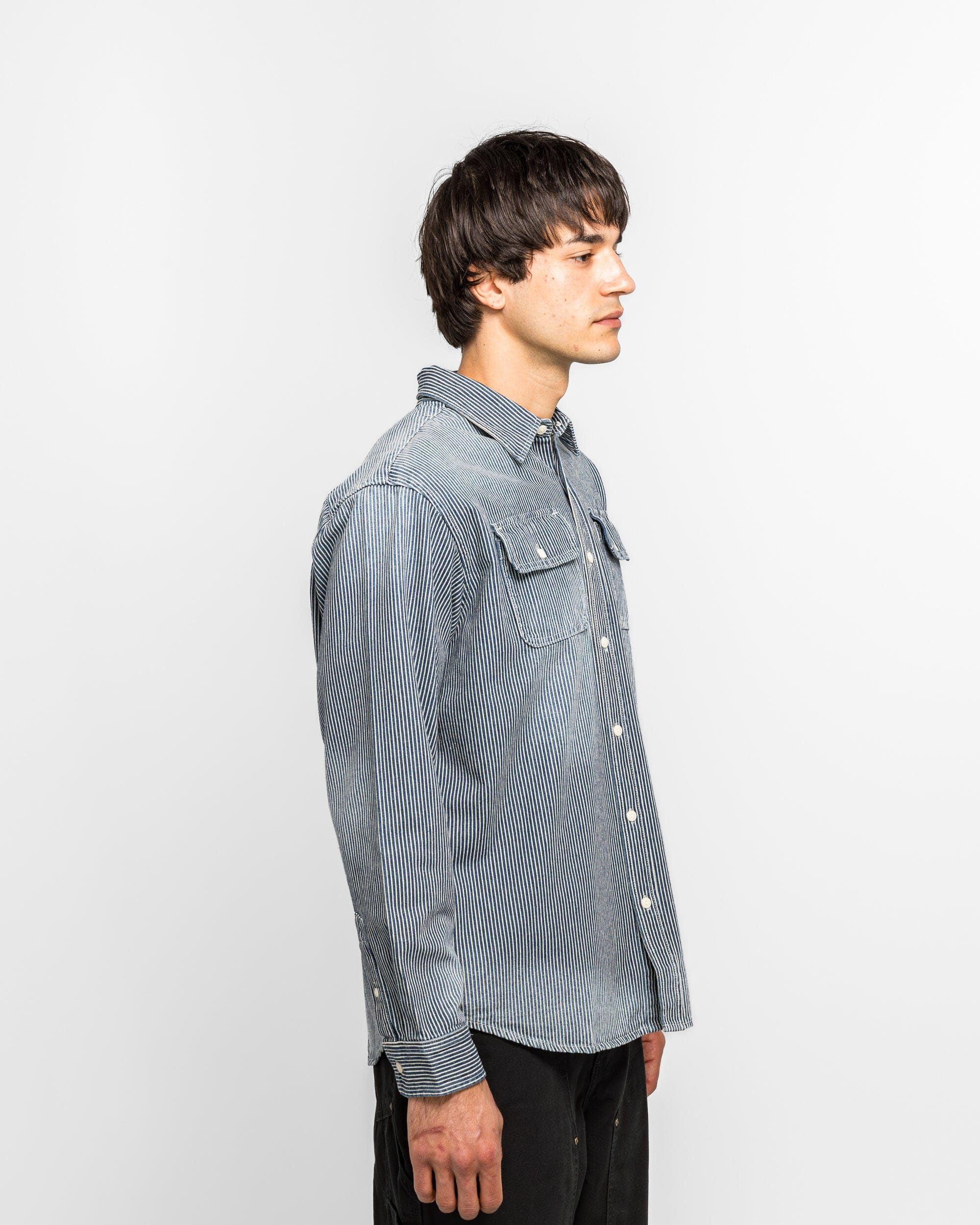 thisisneverthat Hickory Denim Shirt - Indigo