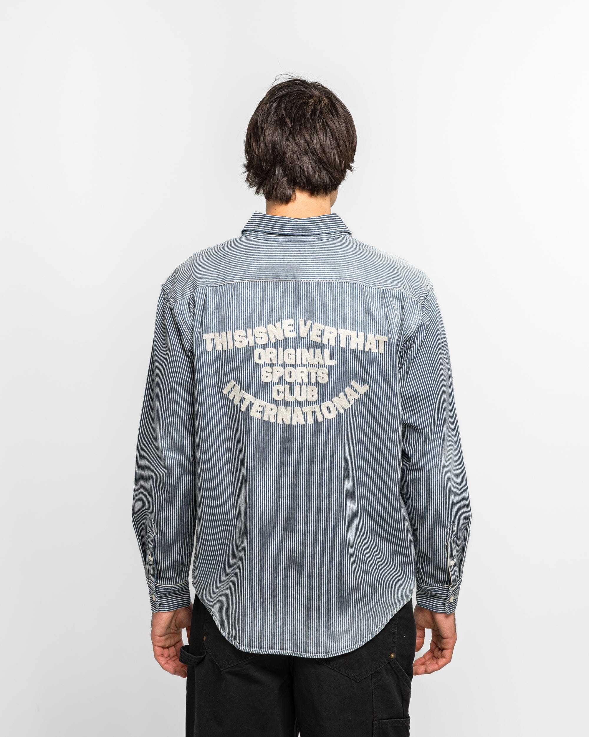 thisisneverthat Hickory Denim Shirt - Indigo