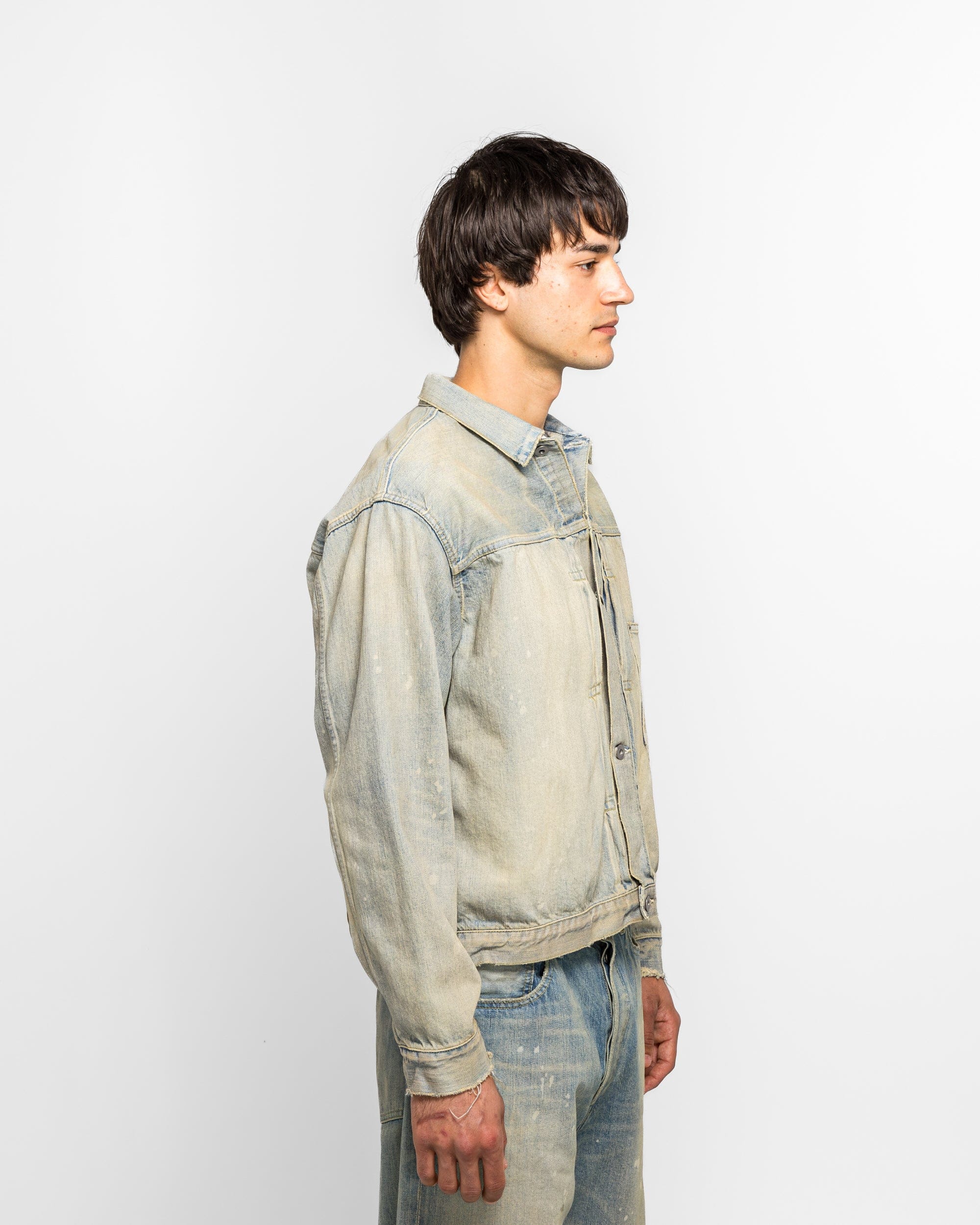 A.PRESSE 1st Type Denim Jacket - Bleach