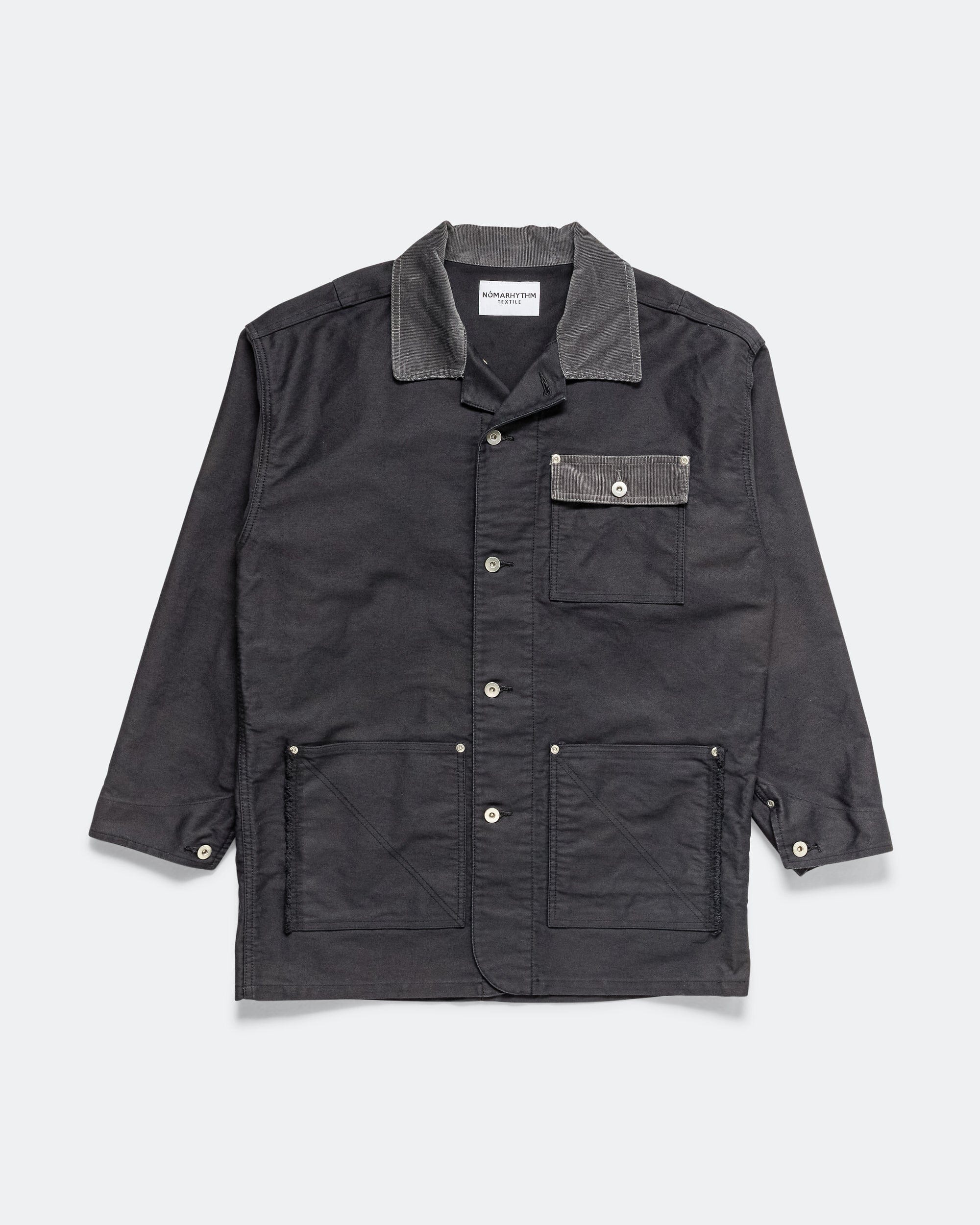 NOMARHYTHM TEXTILE French Work Coverall Jacket - Black