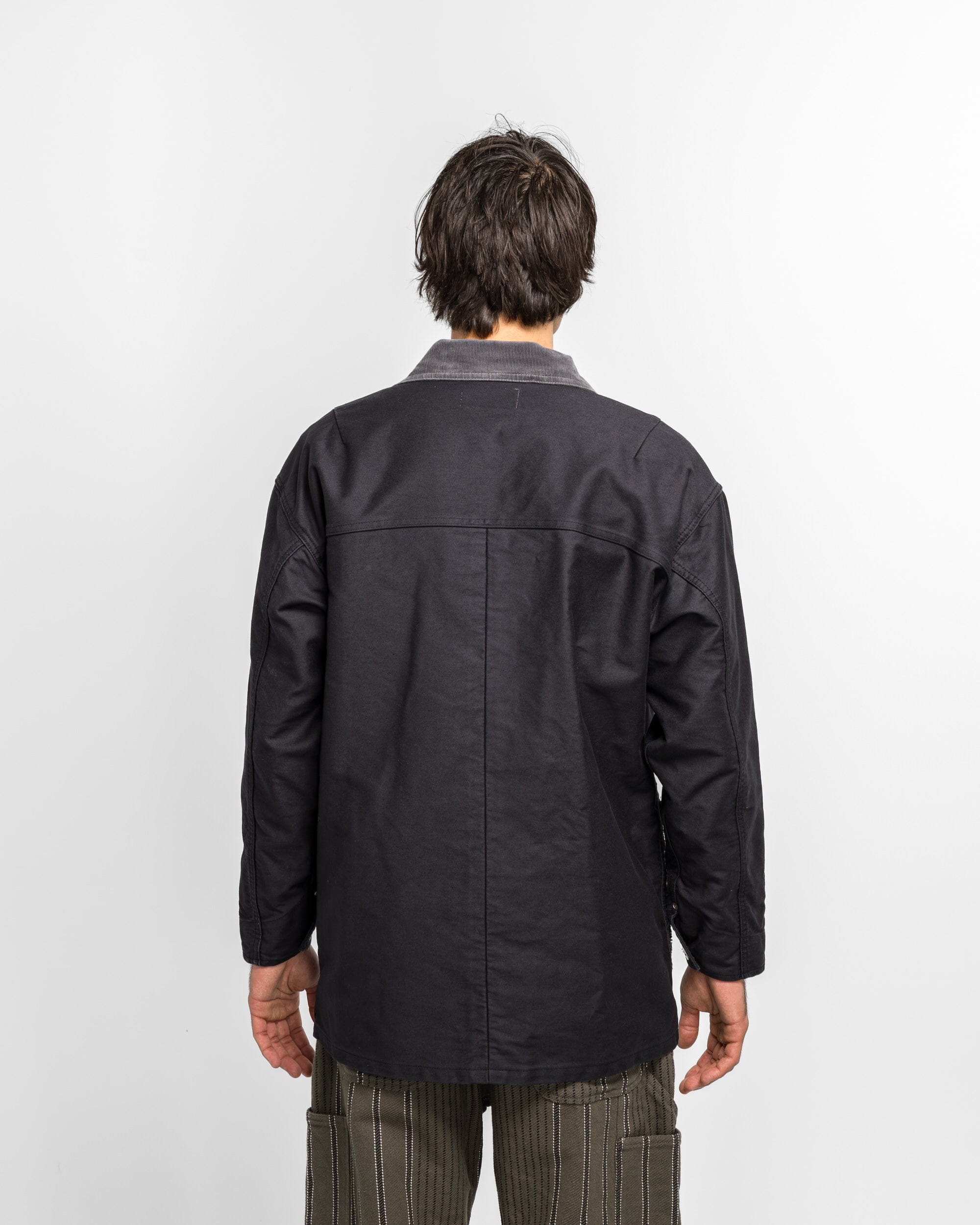 NOMARHYTHM TEXTILE French Work Coverall Jacket - Black