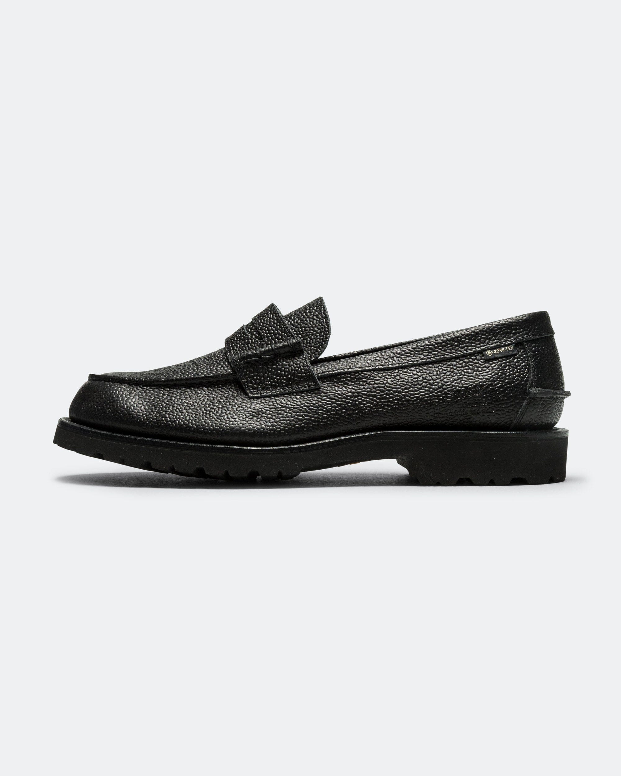 Regal Shoe & Co Beefroll Loafer - Pebbled Black Leather