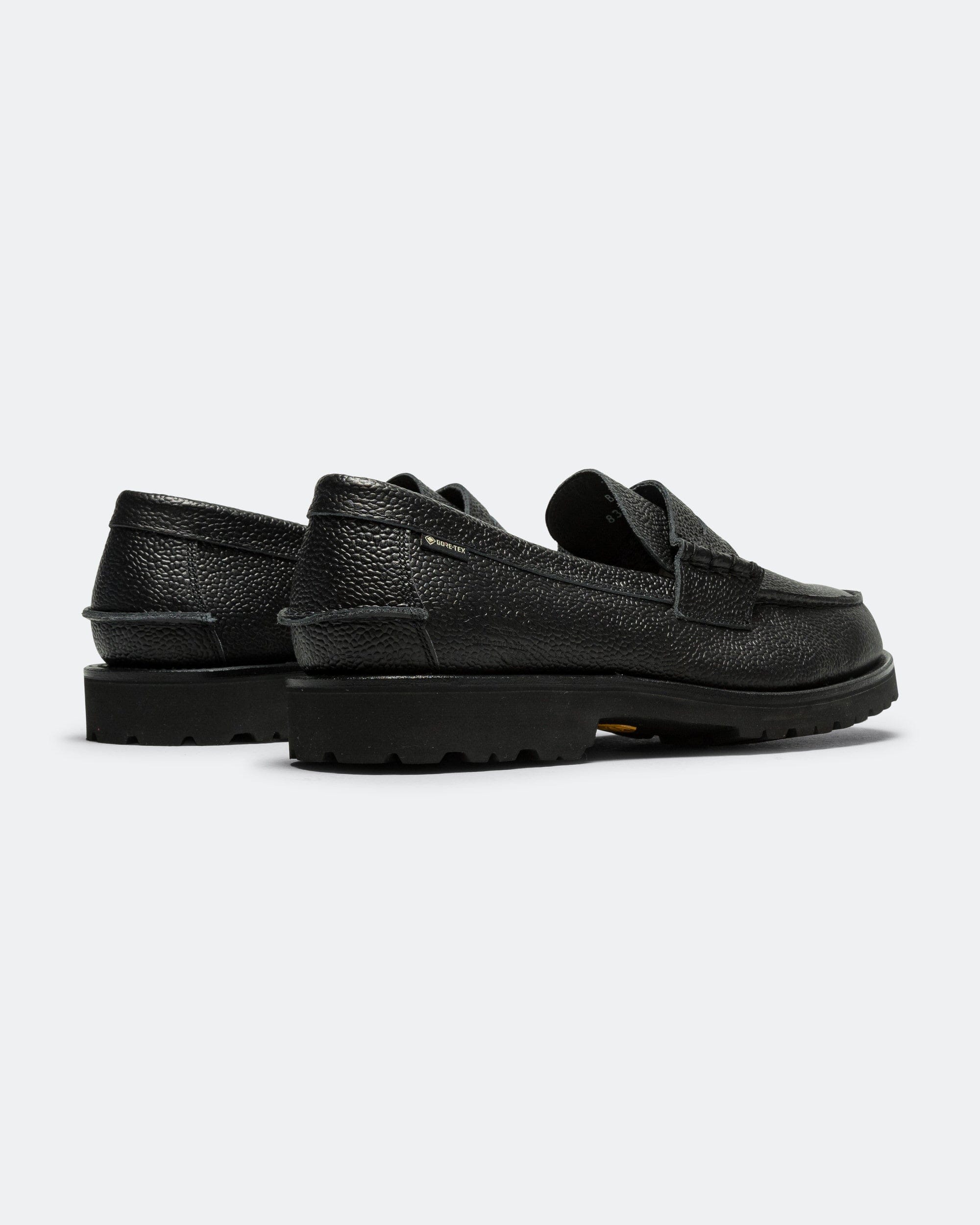 Regal Shoe & Co Beefroll Loafer - Pebbled Black Leather