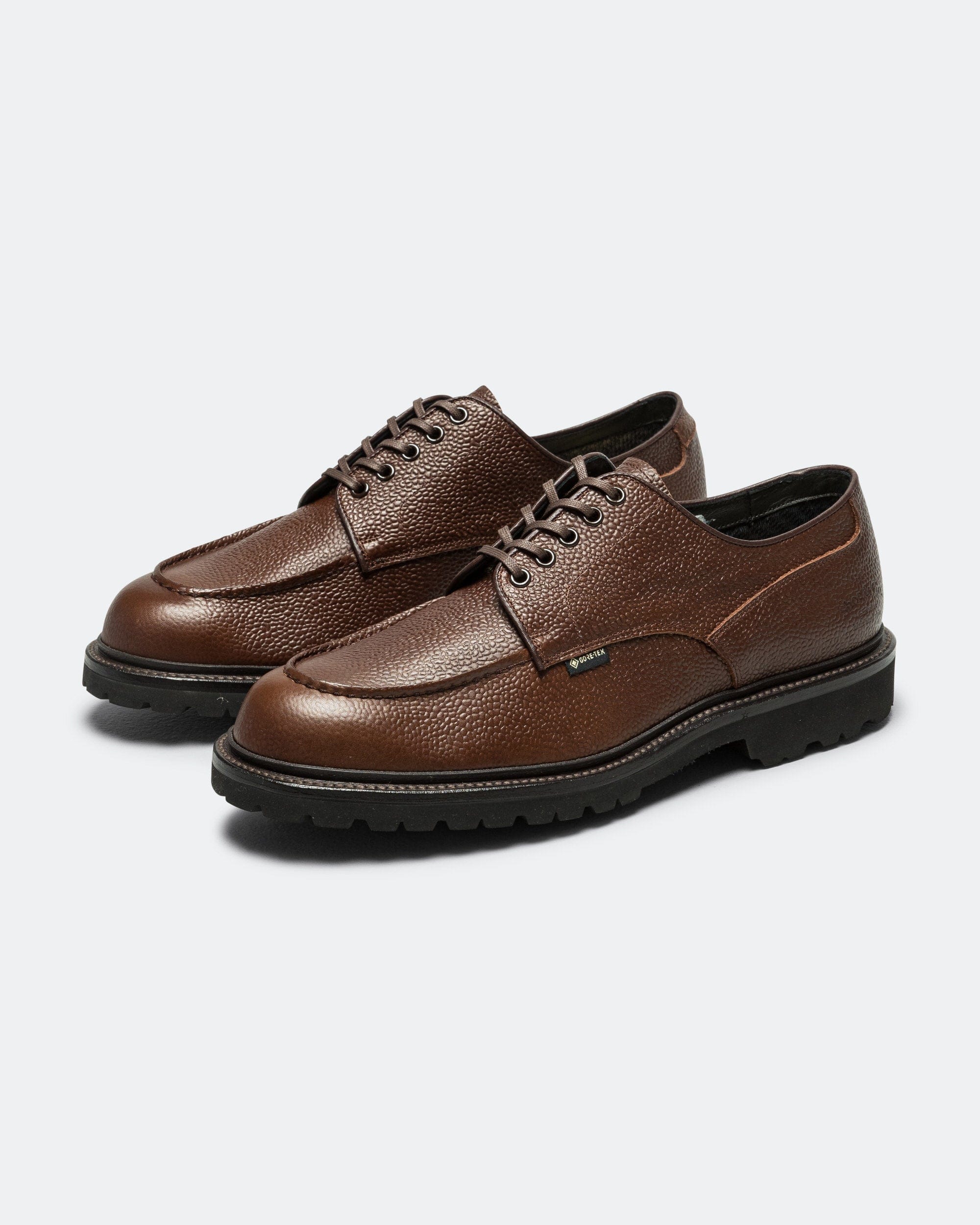 Regal Shoe & Co U-Tip Derby GORE-TEX - Pebbled Brown Leather