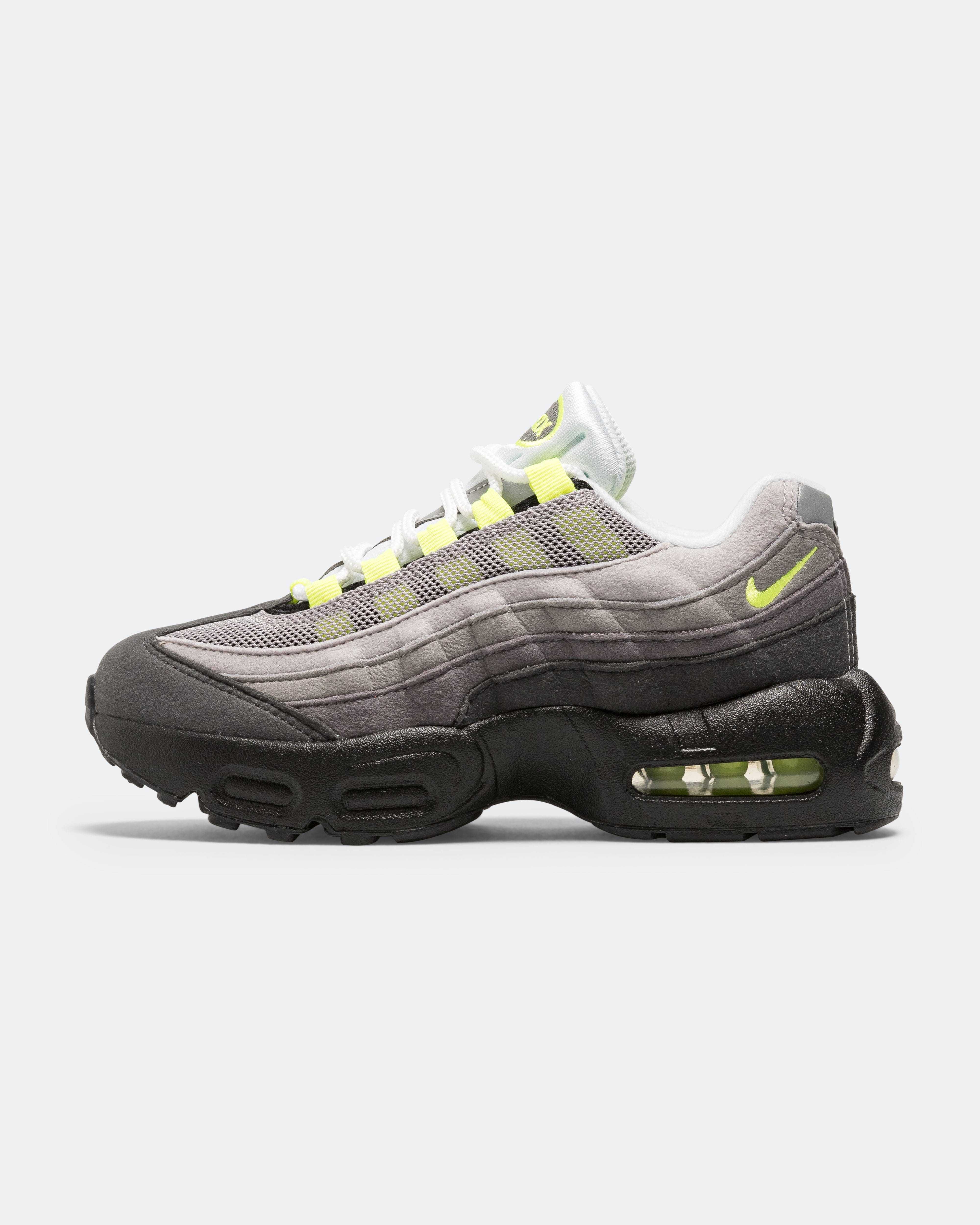 Nike Air Max 95 PS - Black/Neon Yellow-Light Graphite