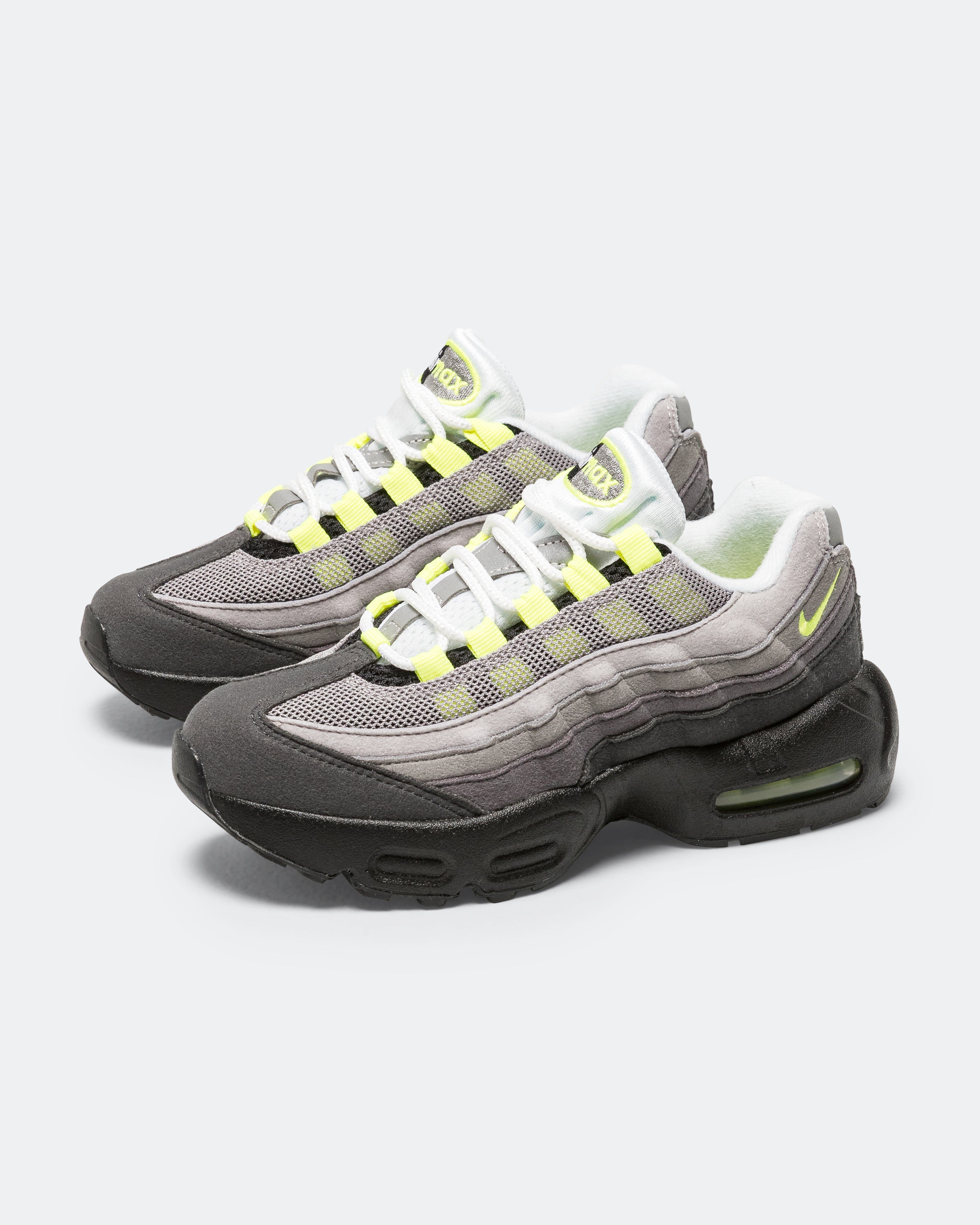 Nike Air Max 95 PS - Black/Neon Yellow-Light Graphite