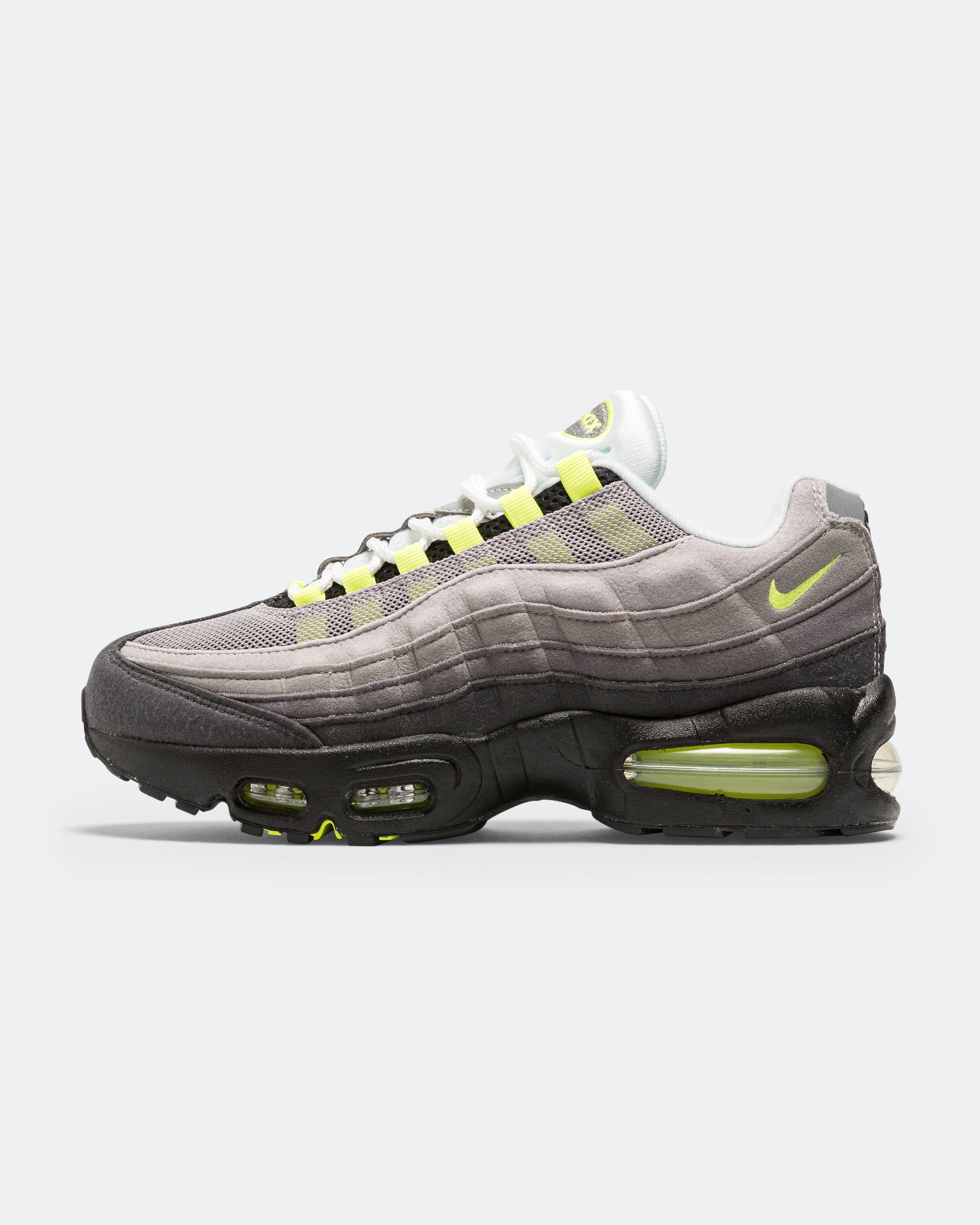 Nike Air Max 95 Big Bubble GS - Black/Neon Yellow-Light Graphite