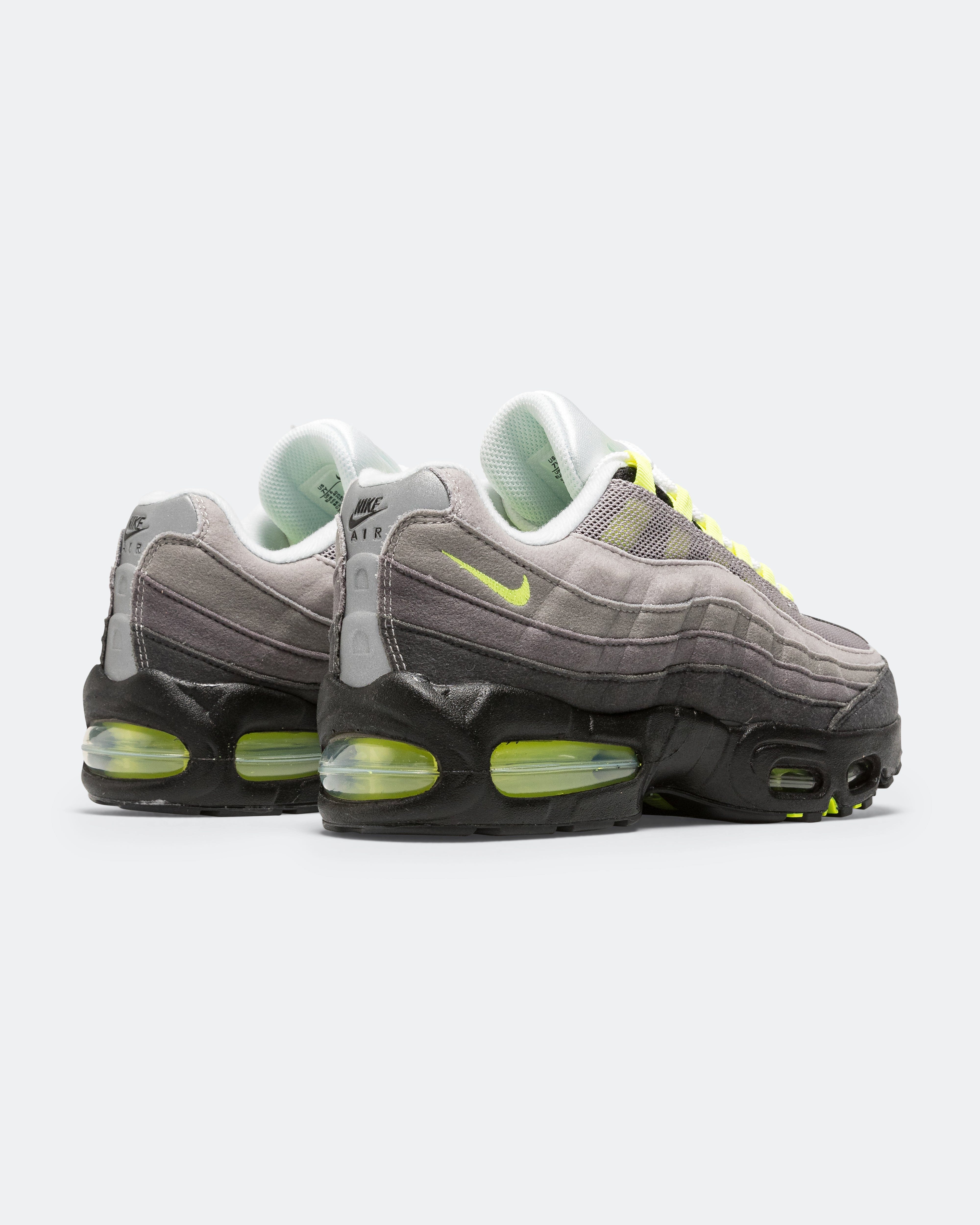 Nike Air Max 95 Big Bubble GS - Black/Neon Yellow-Light Graphite