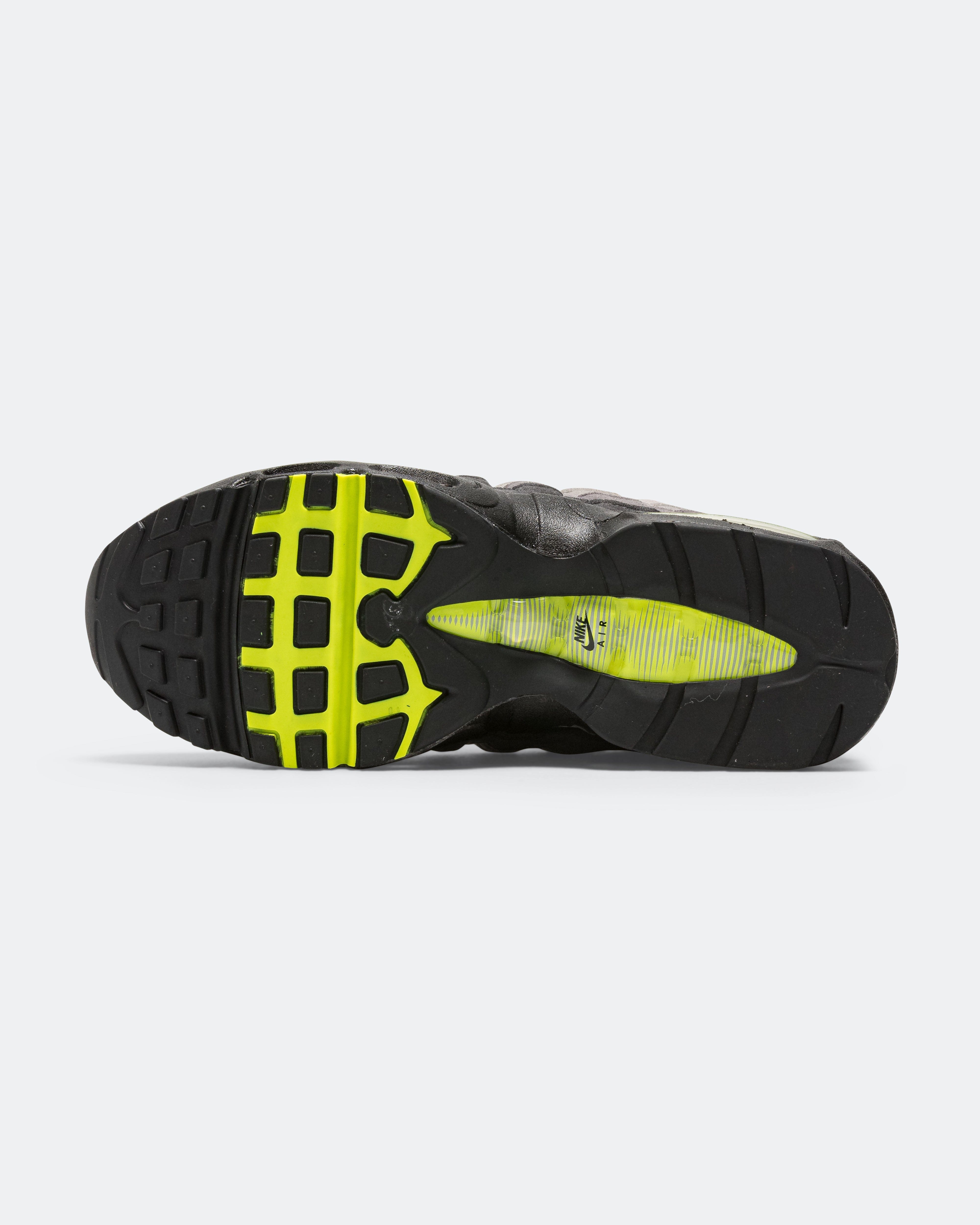 Nike Air Max 95 Big Bubble GS - Black/Neon Yellow-Light Graphite