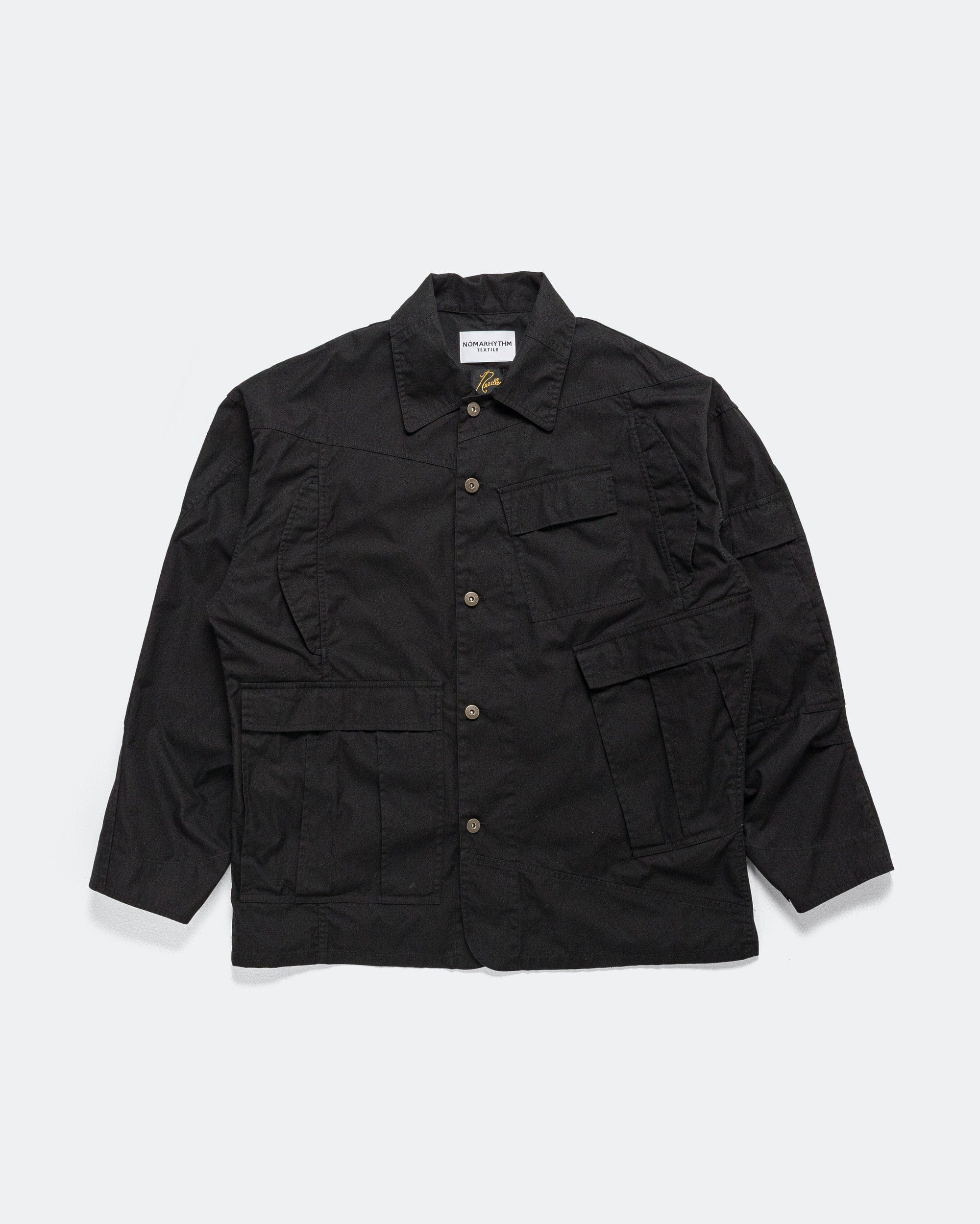 NOMARHYTHM TEXTILE Rebuild Coverall Jacket x Needles - Black
