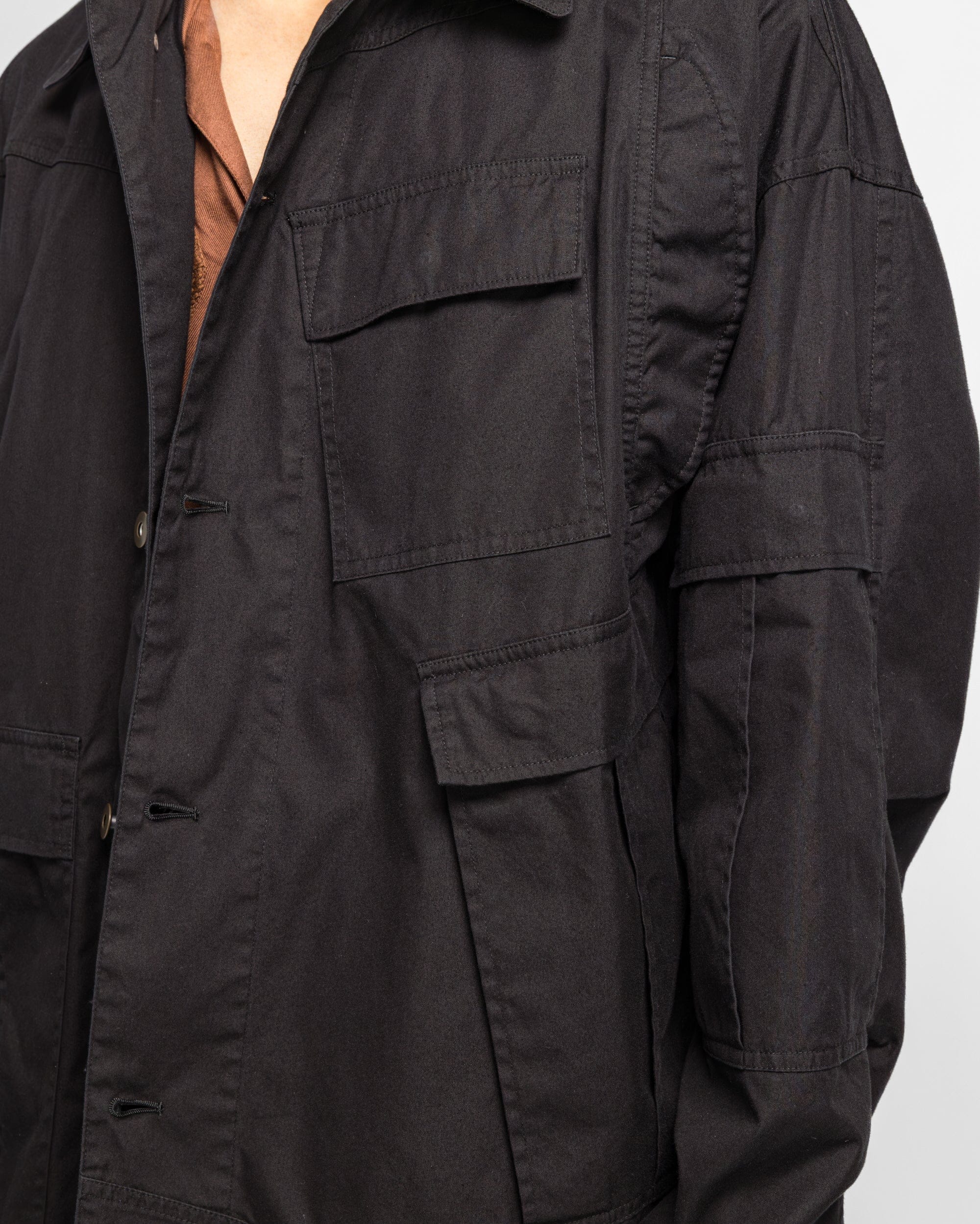 NOMARHYTHM TEXTILE Rebuild Coverall Jacket x Needles - Black