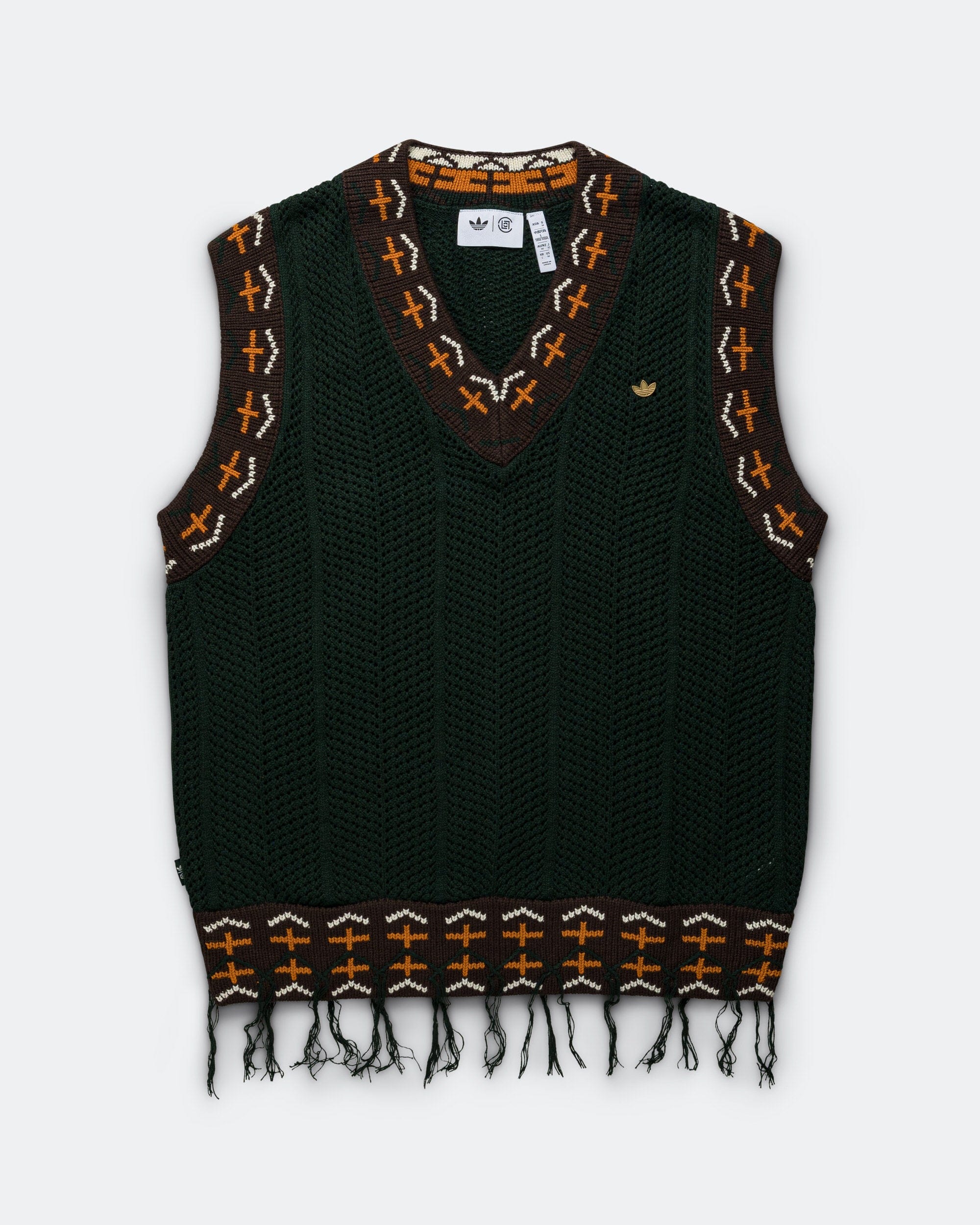 adidas Knit Vest by Edison Chen x CLOT - Green Night