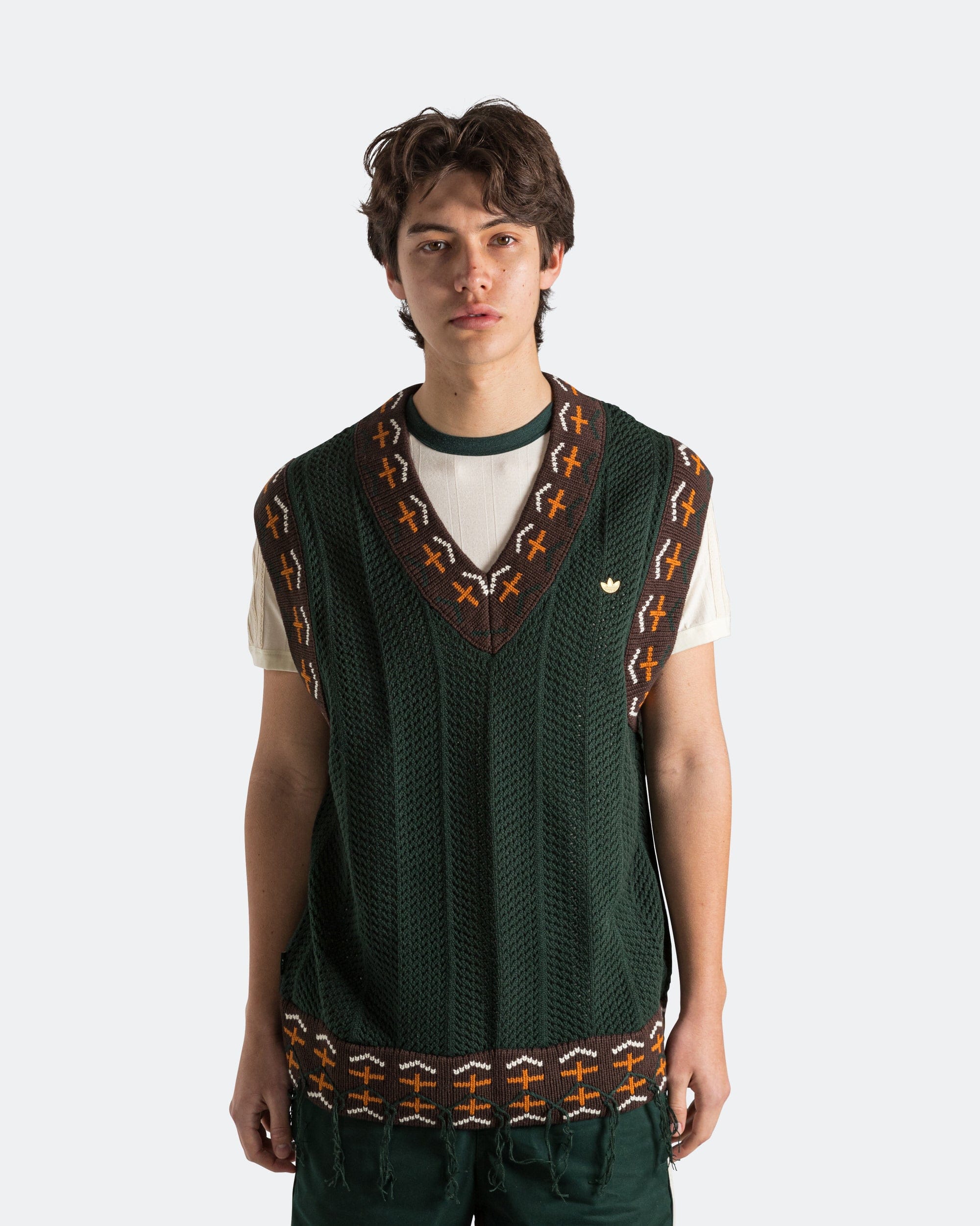 adidas Knit Vest by Edison Chen x CLOT - Green Night
