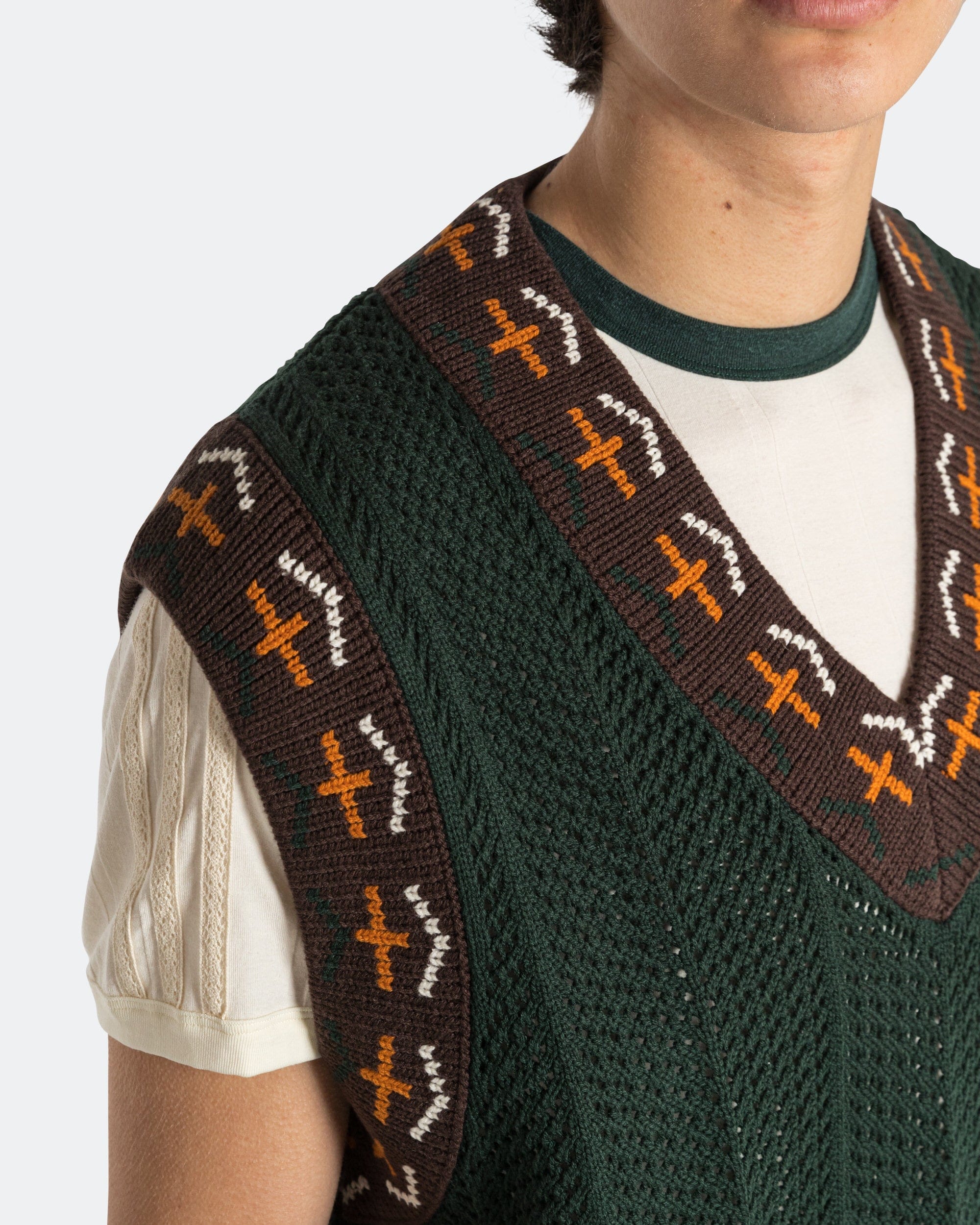 adidas Knit Vest by Edison Chen x CLOT - Green Night