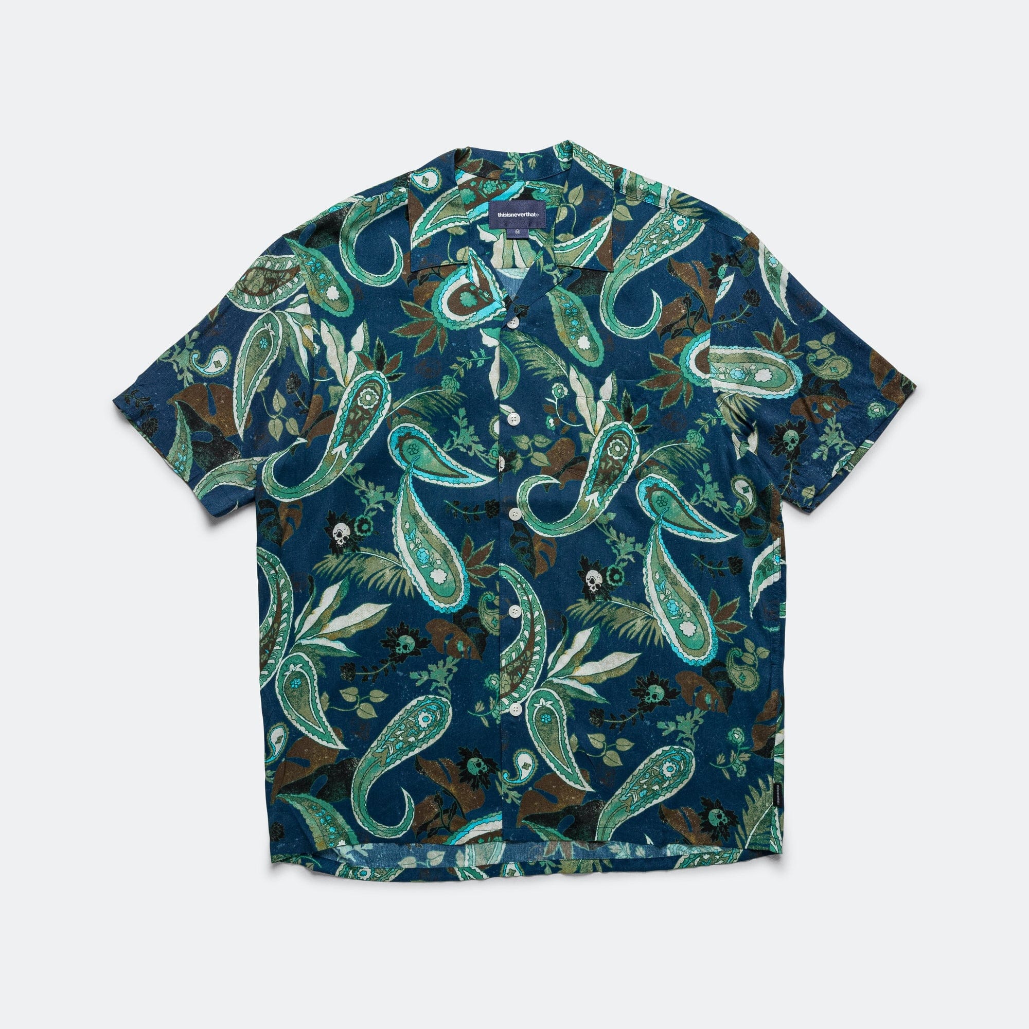 thisisneverthat Weird Paisley SS Shirt - Navy