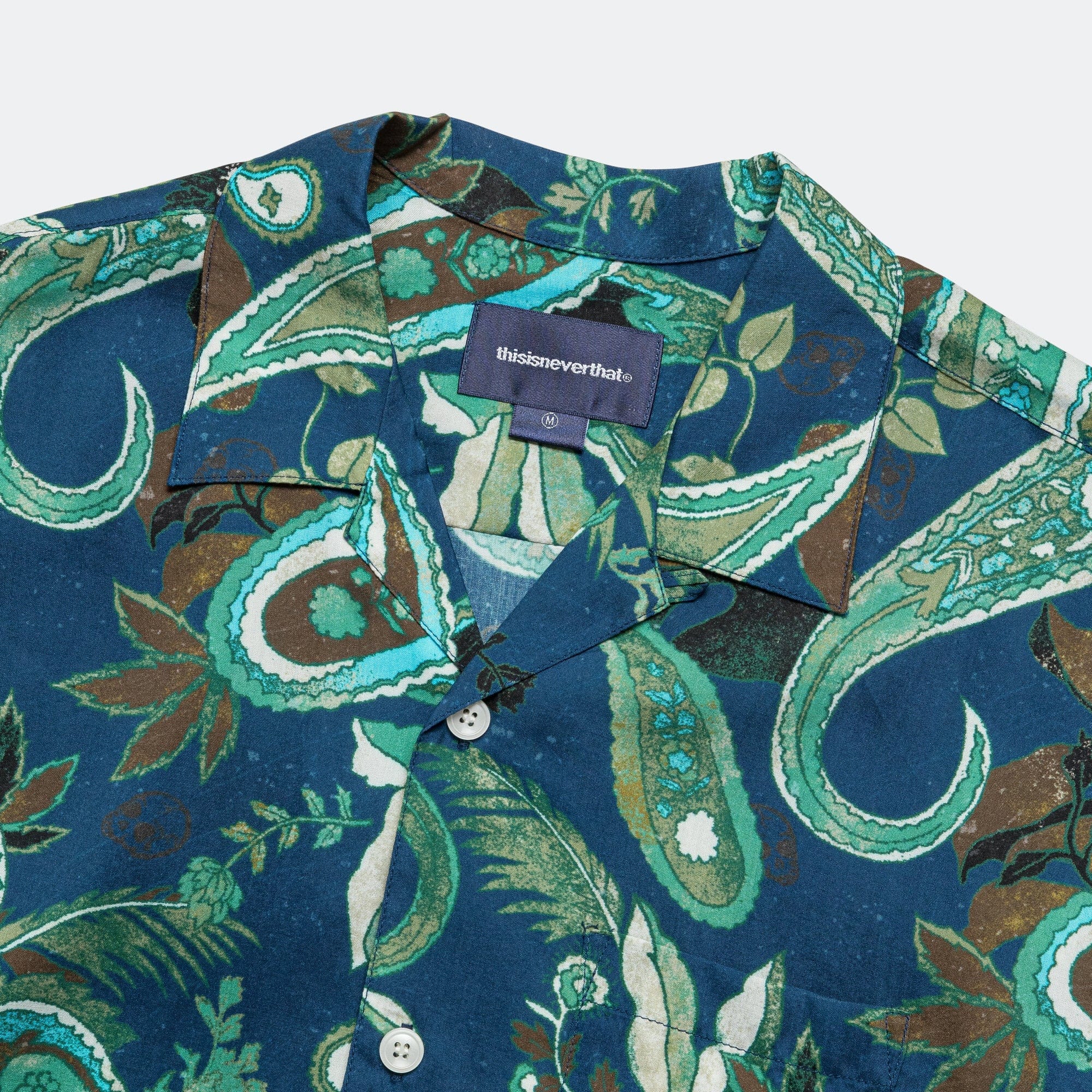 thisisneverthat Weird Paisley SS Shirt - Navy
