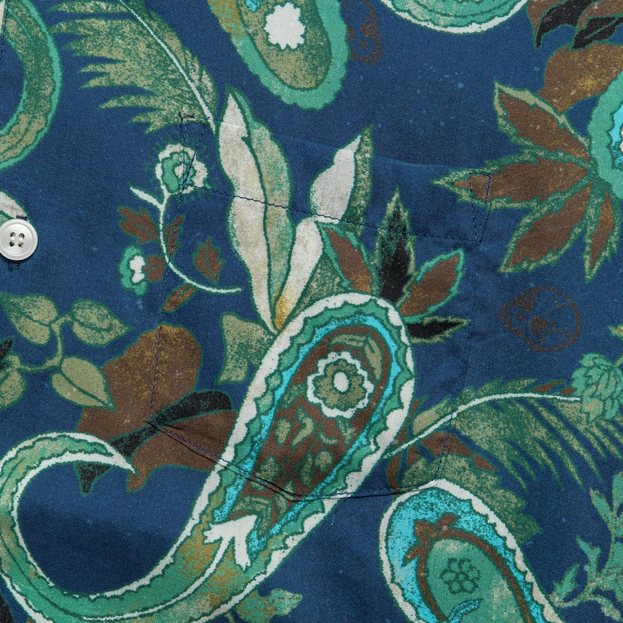thisisneverthat Weird Paisley SS Shirt - Navy