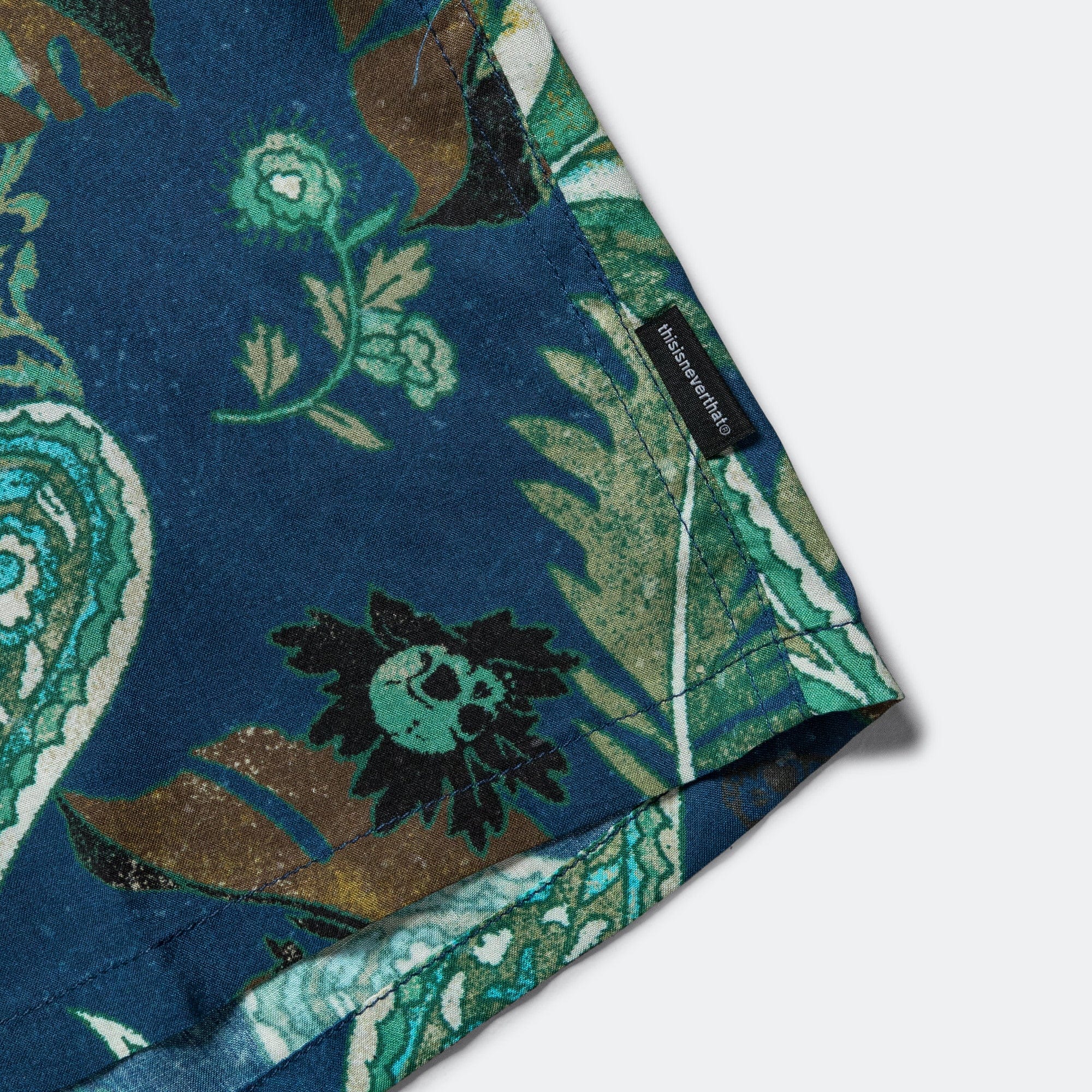thisisneverthat Weird Paisley SS Shirt - Navy