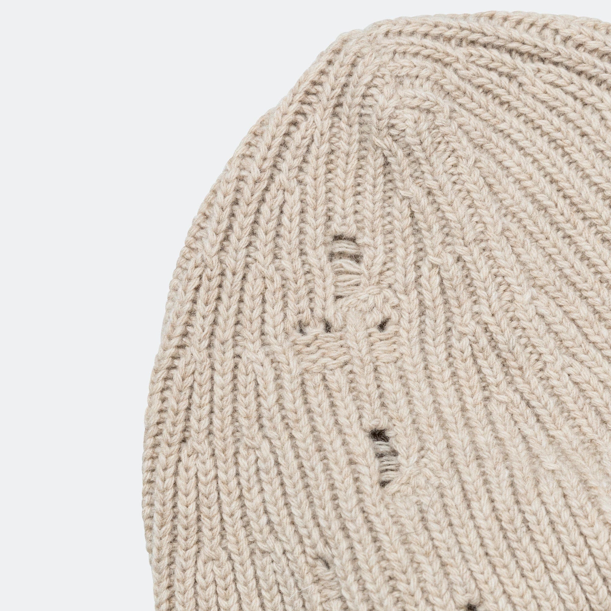 MM6 Logo Beanie - Beige Melange