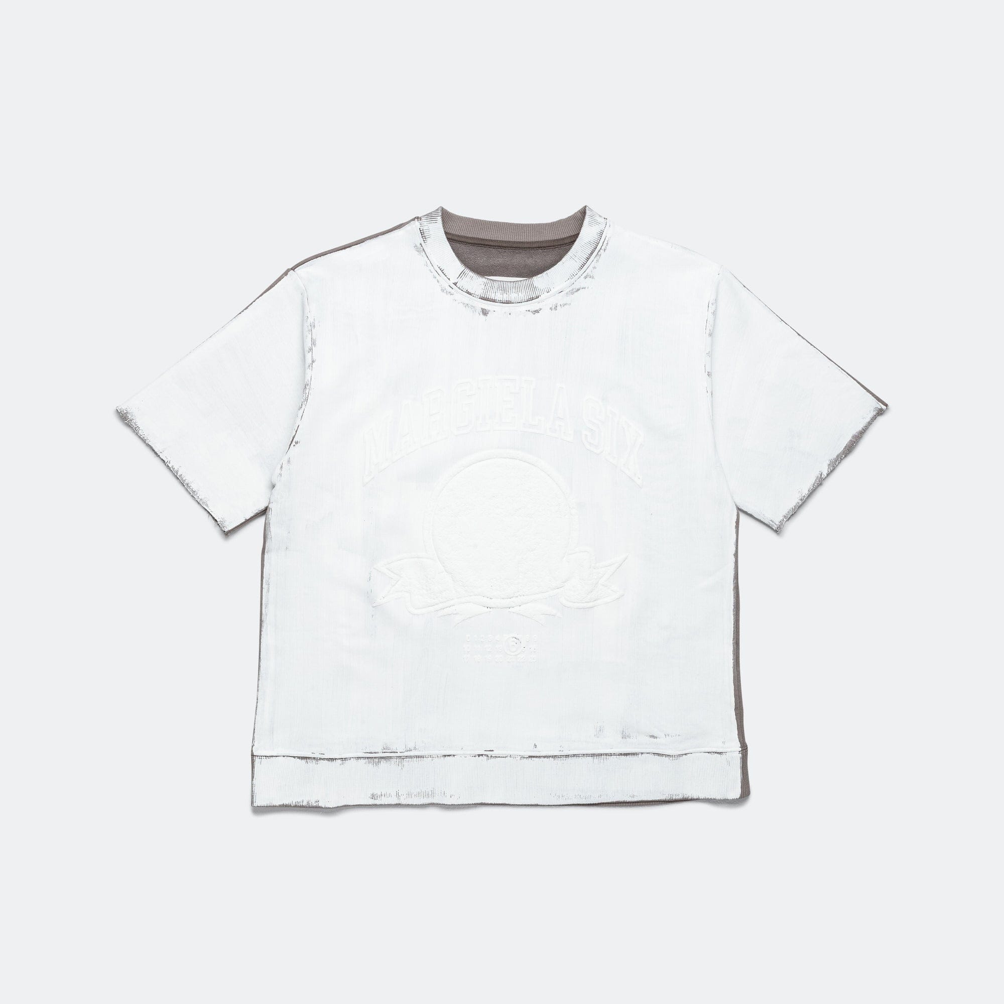 MM6 Short Sleeve Sweatshirt - Taupe