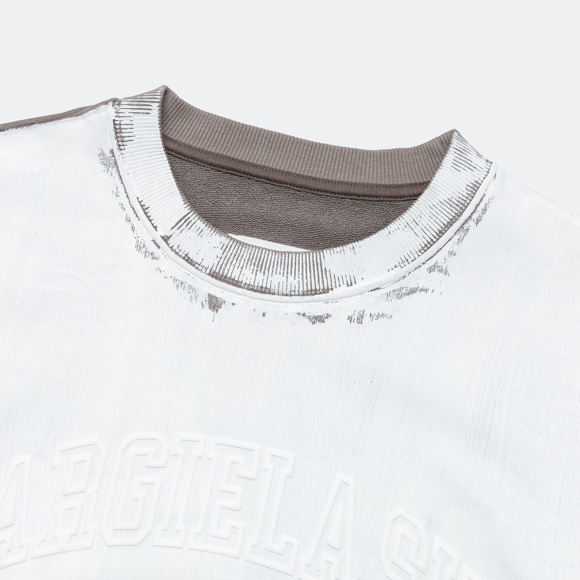 MM6 Short Sleeve Sweatshirt - Taupe