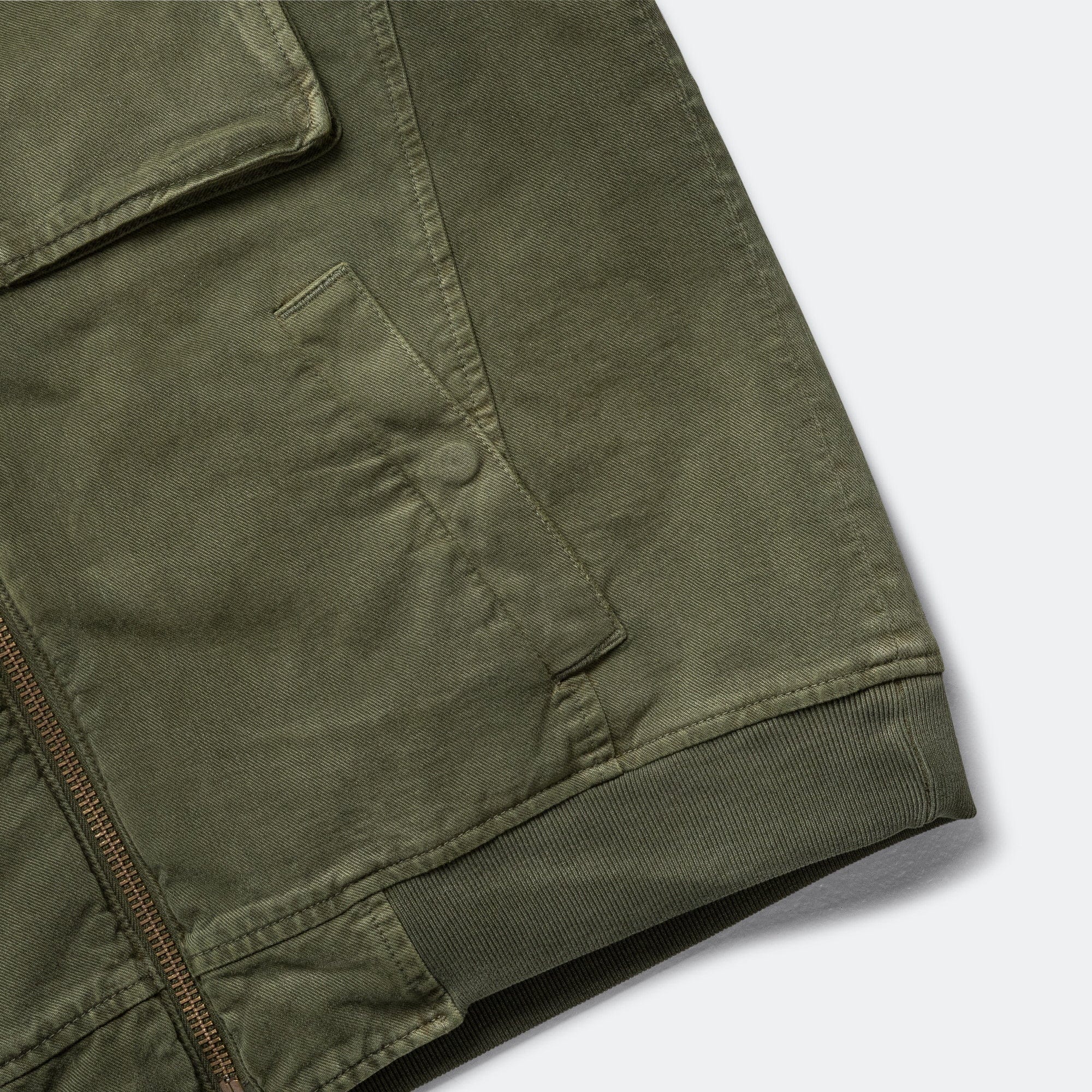 MM6 Washed Gilet - Green