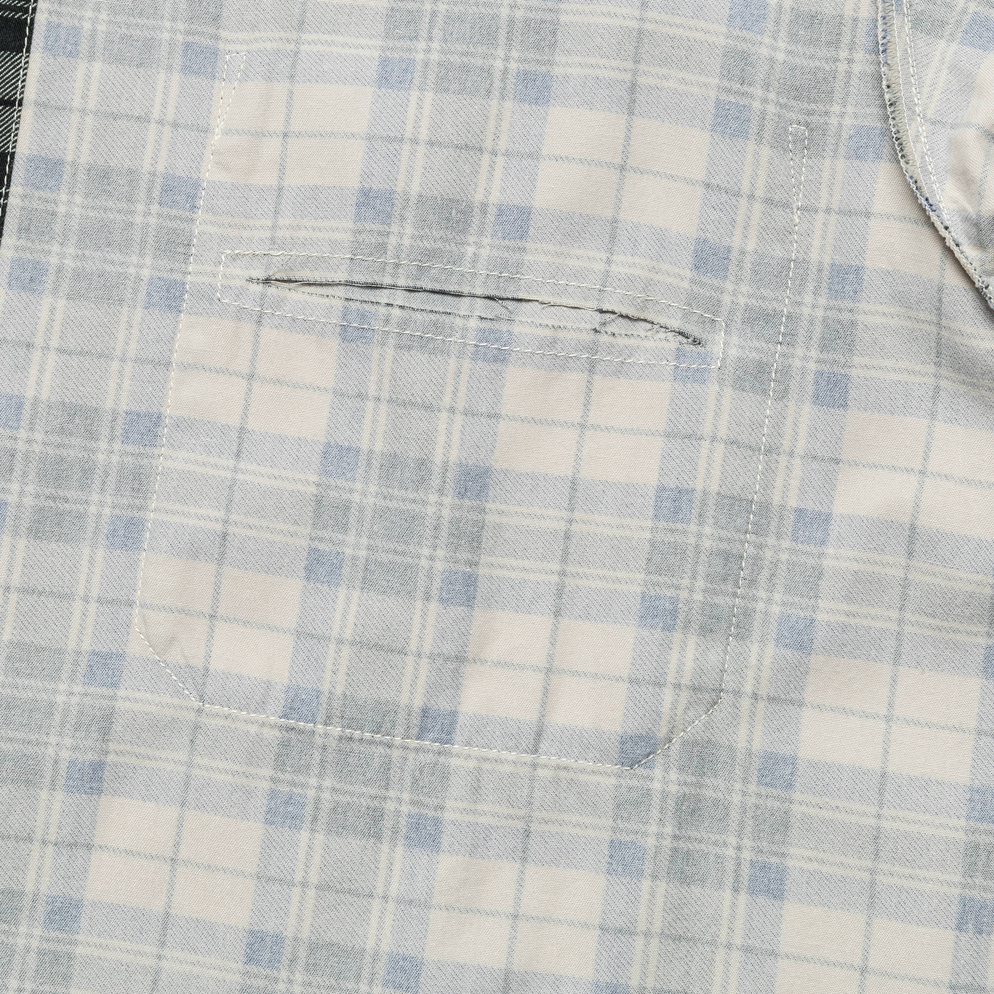 MM6 Reversible Checkered Shirt - Black/White