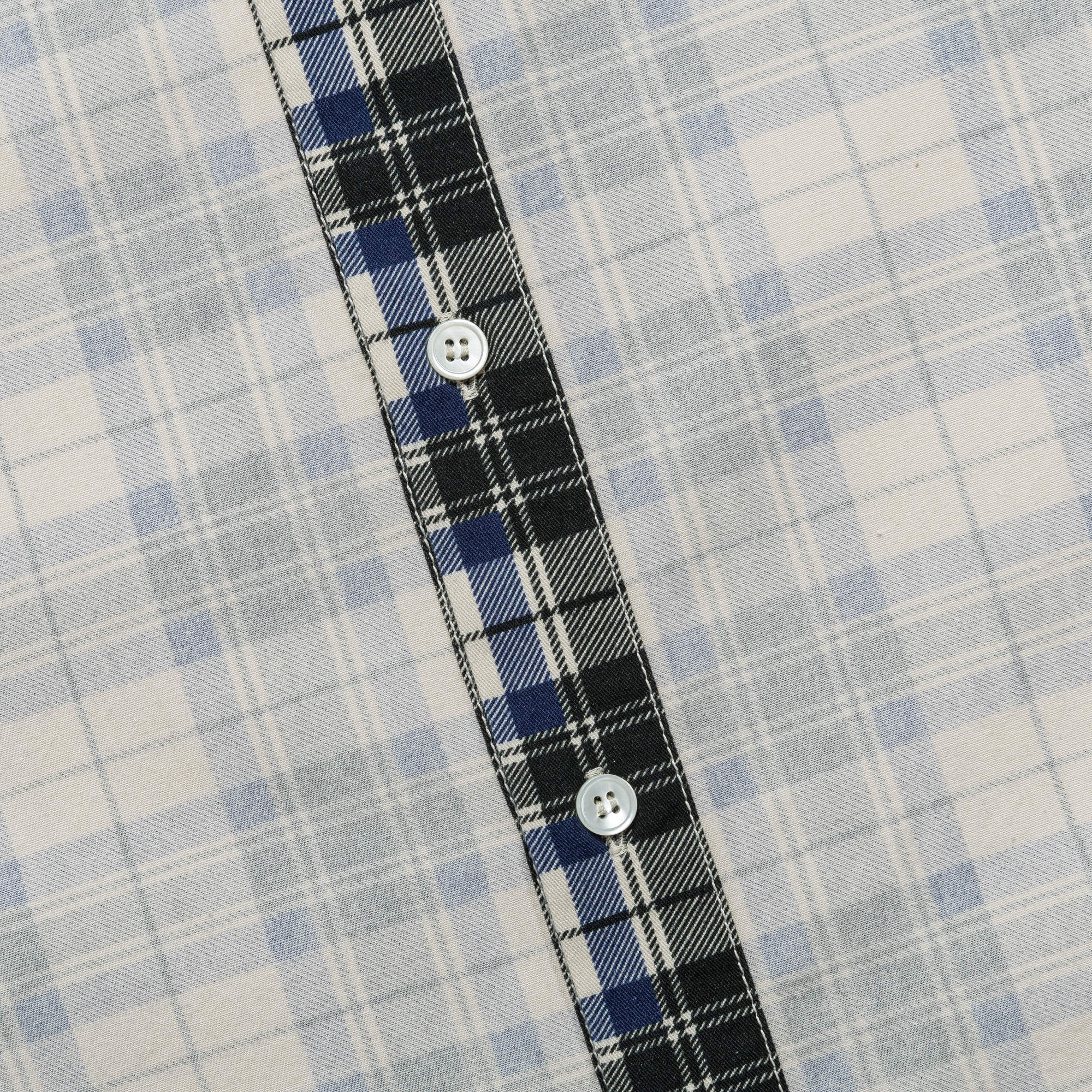 MM6 Reversible Checkered Shirt - Black/White