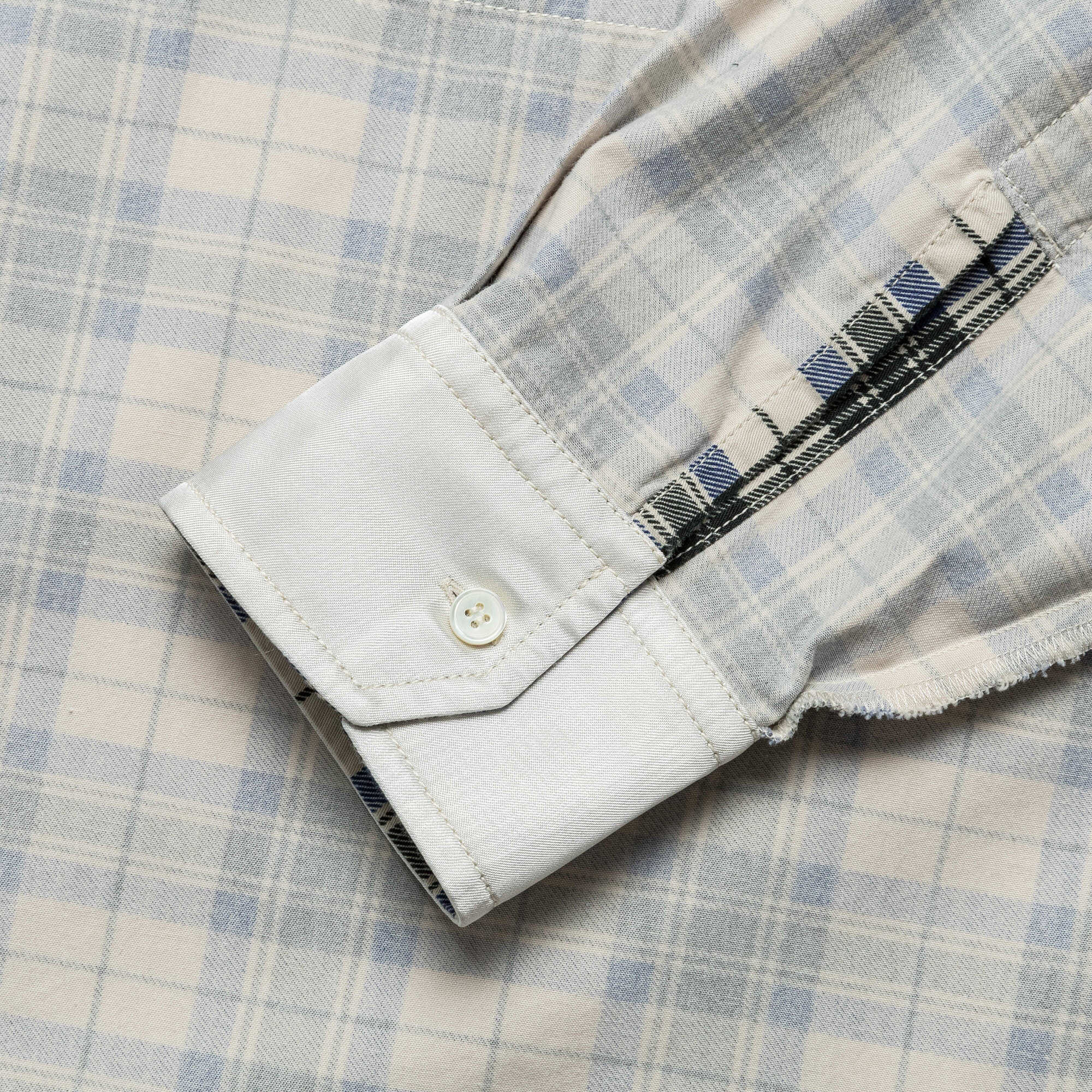 MM6 Reversible Checkered Shirt - Black/White