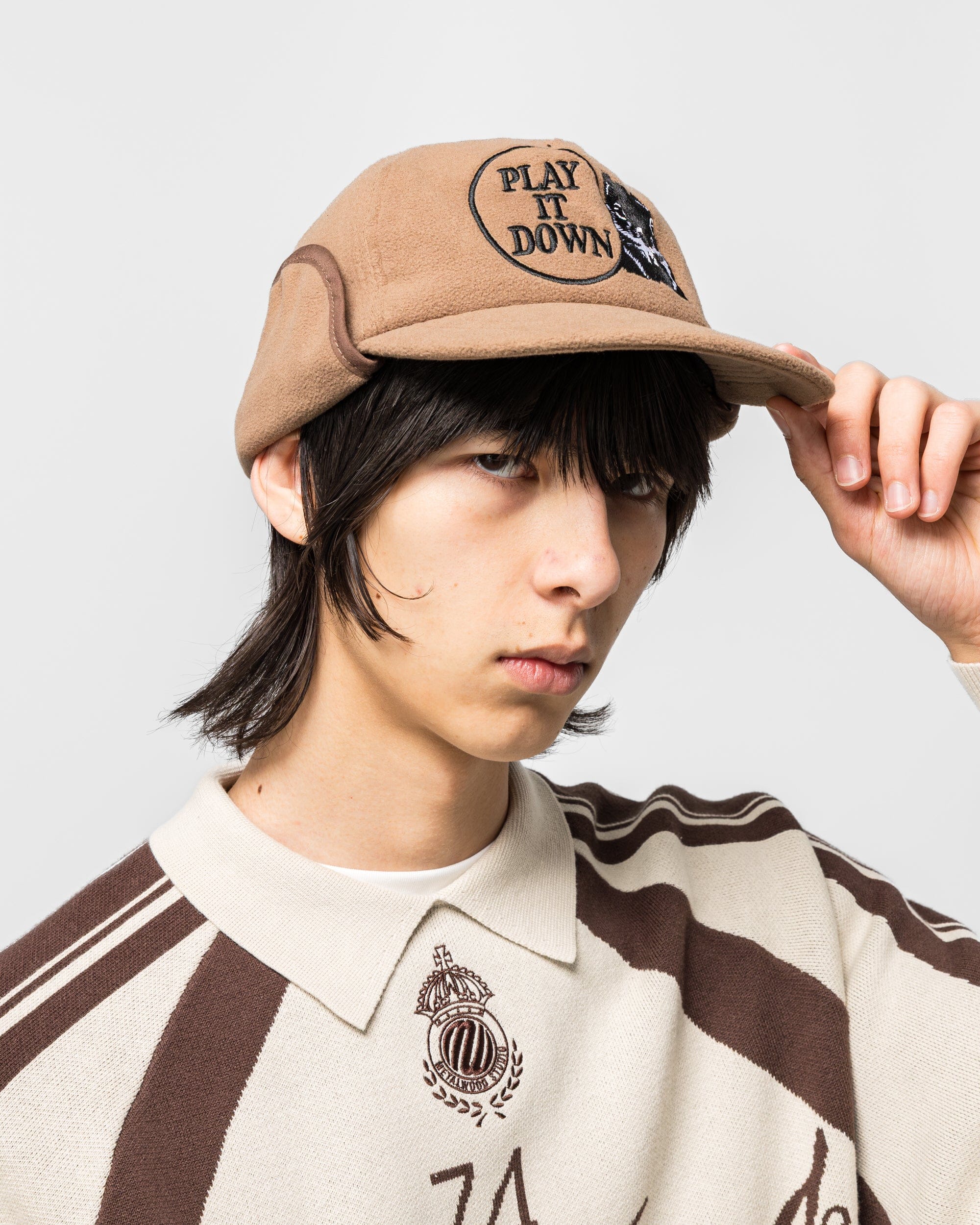 Metalwood Play It Down Trapper Hat - Walnut