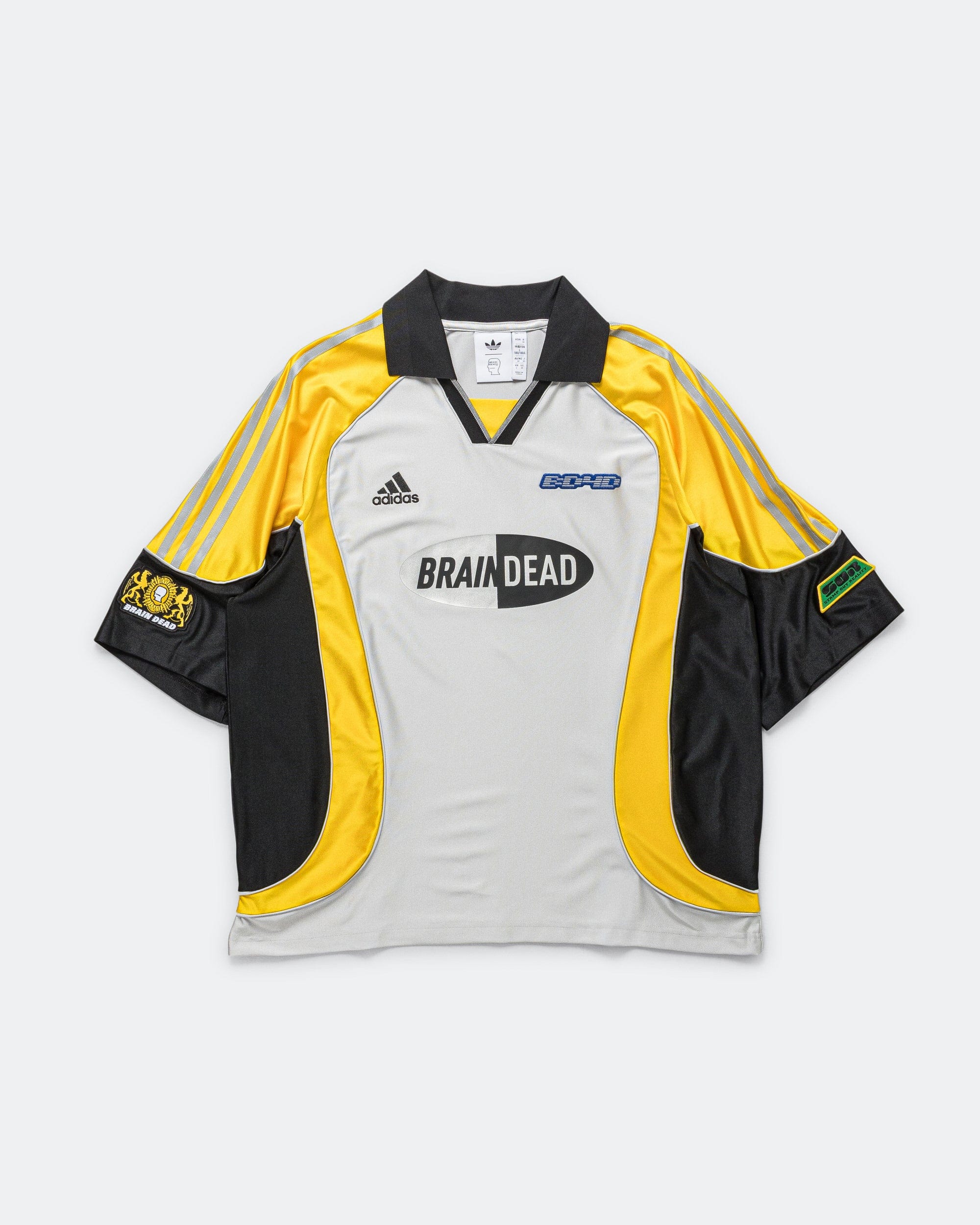adidas Football Jersey x Braindead - Silver Metallic