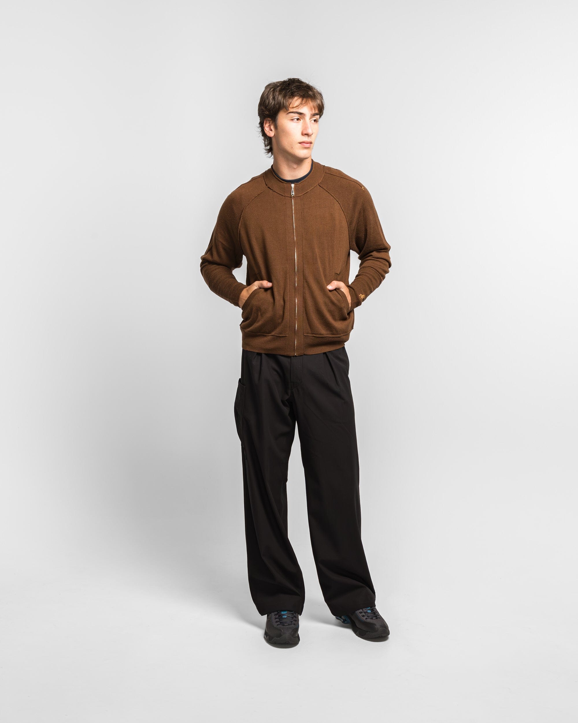 ASICS Oxalidac Knit Cardigan - Mole