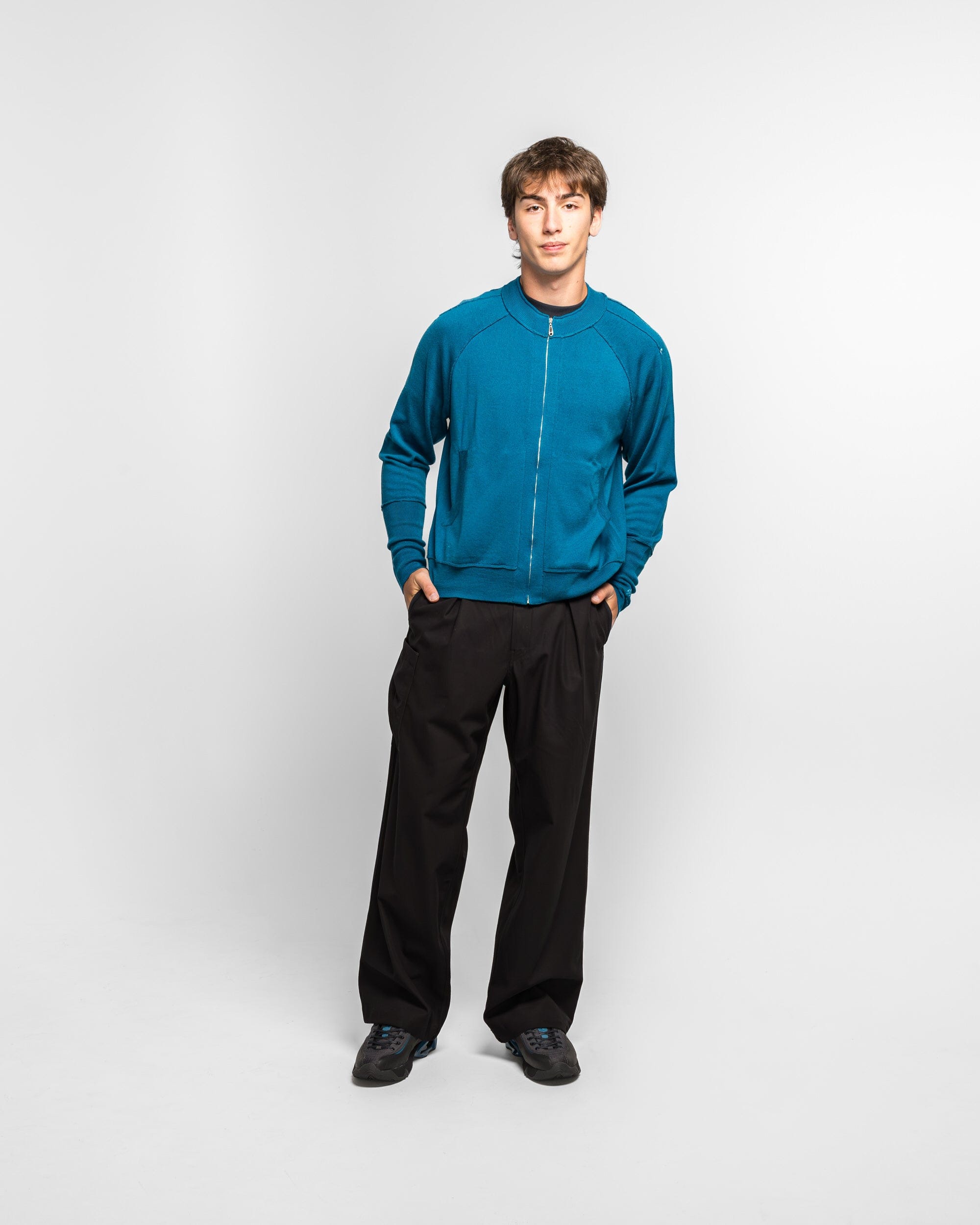 ASICS Oxalidac Knit Cardigan - Ink Blue