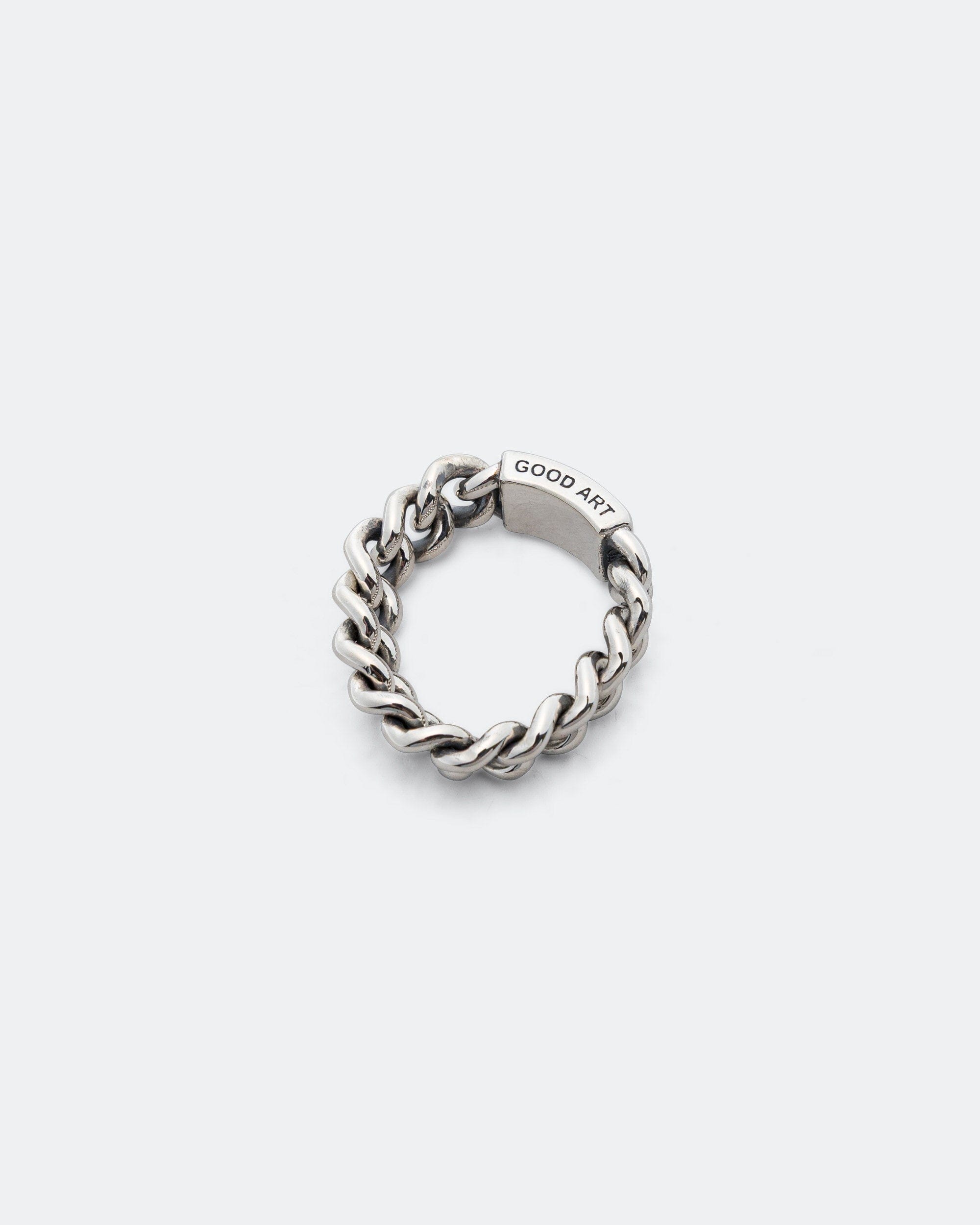 Good Art Hlywd Curb Chain ID Ring - Smooth - A