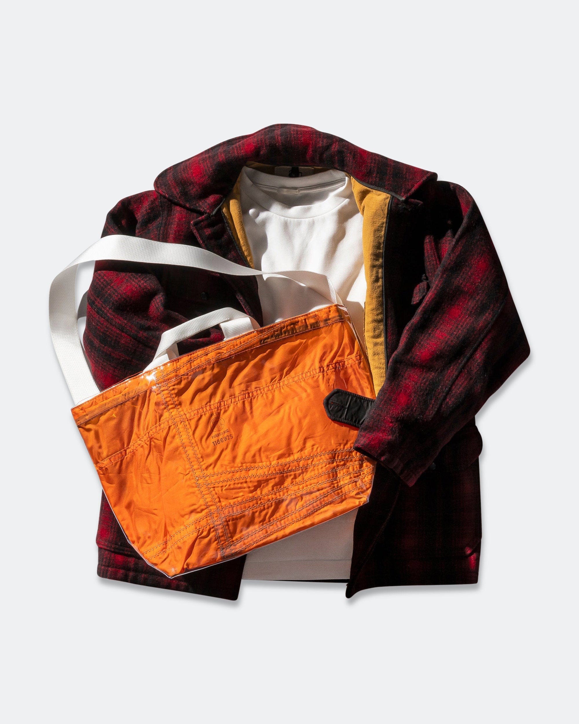 PUEBCO Covered Parachute Shoulder Bag - Orange