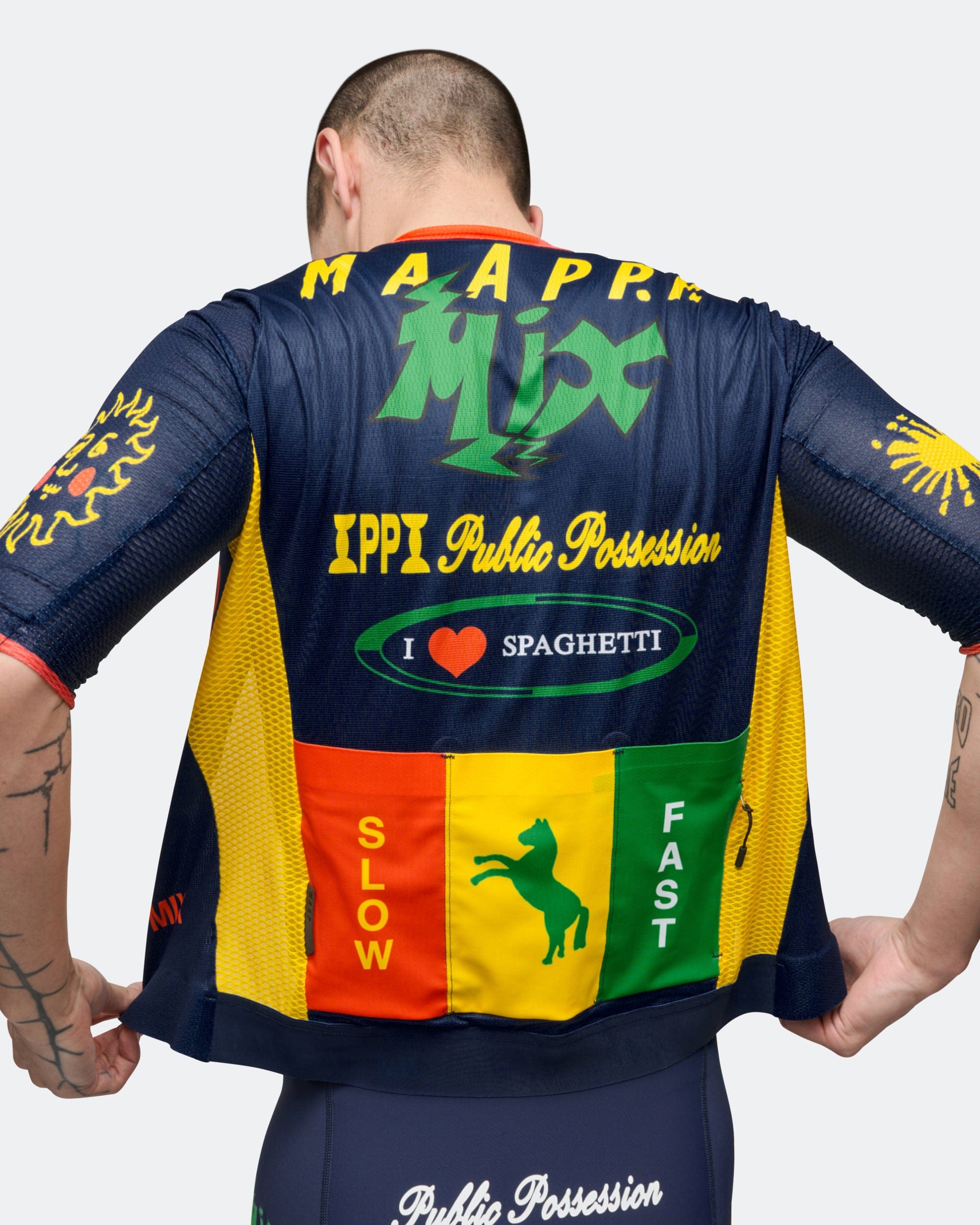 MAAP Pro Air Jersey 3.0 x PUBLIC POSSESSION - Navy