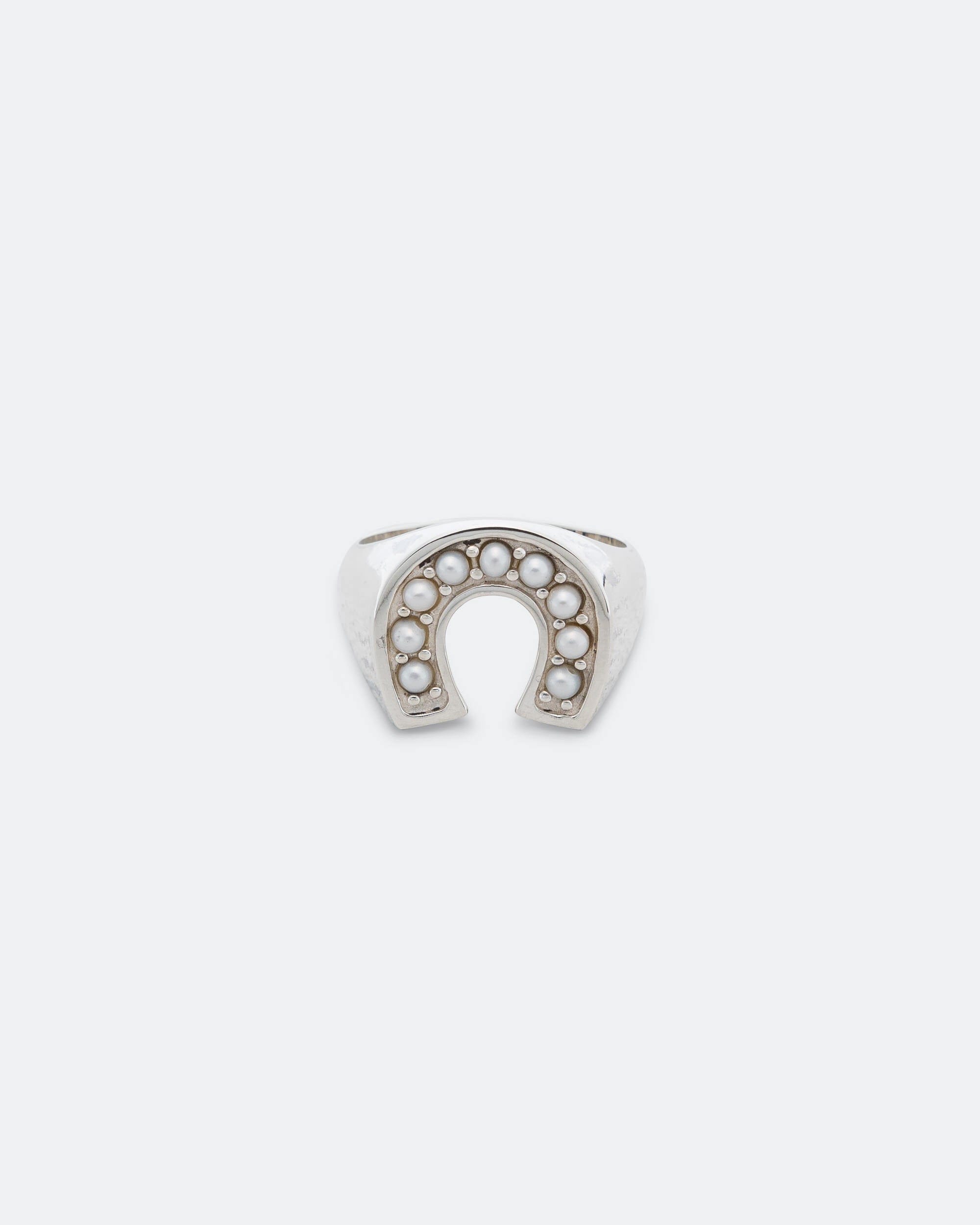 Maple Lucky Ring - 925 Silver/Mother of Pearl