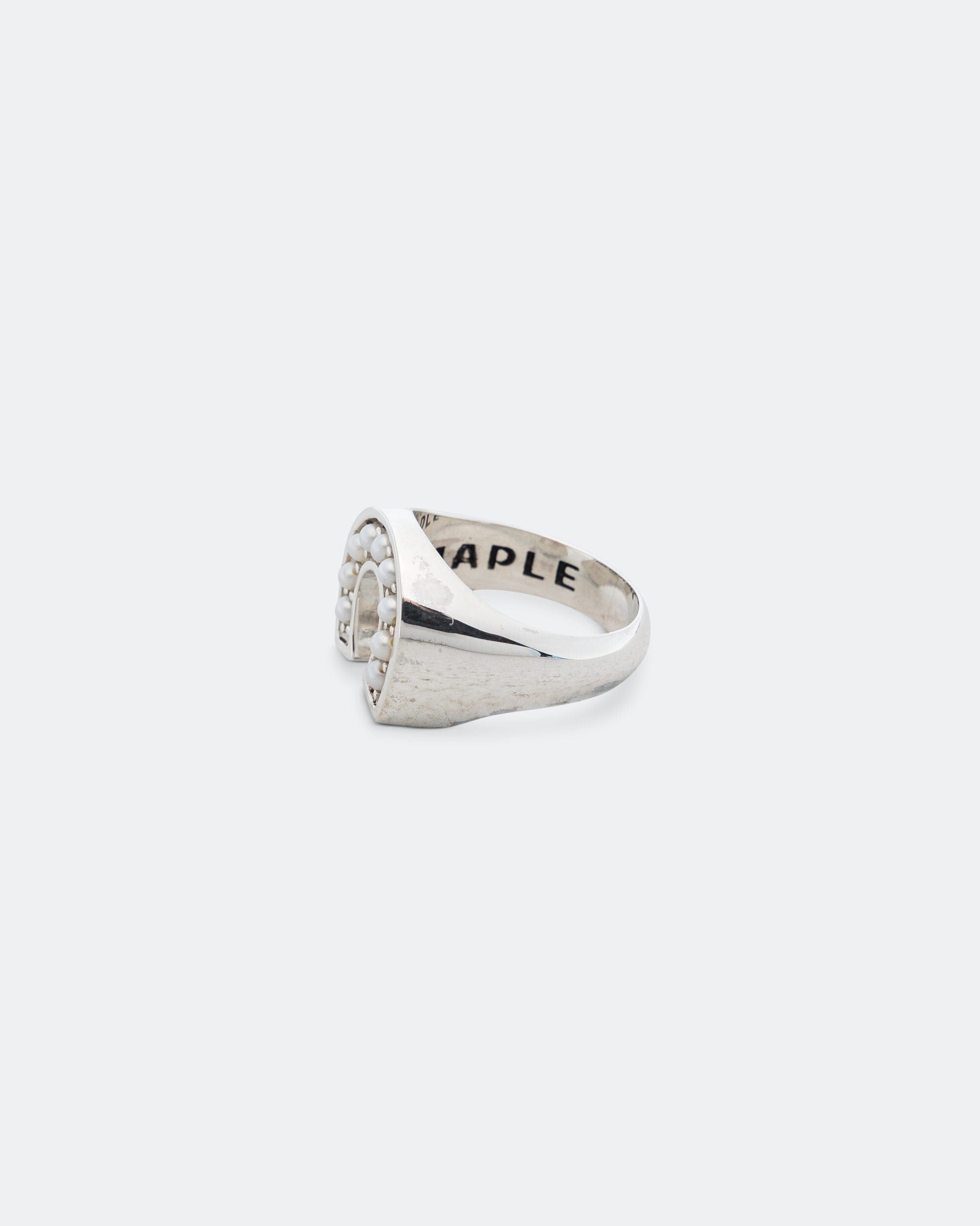 Maple Lucky Ring - 925 Silver/Mother of Pearl