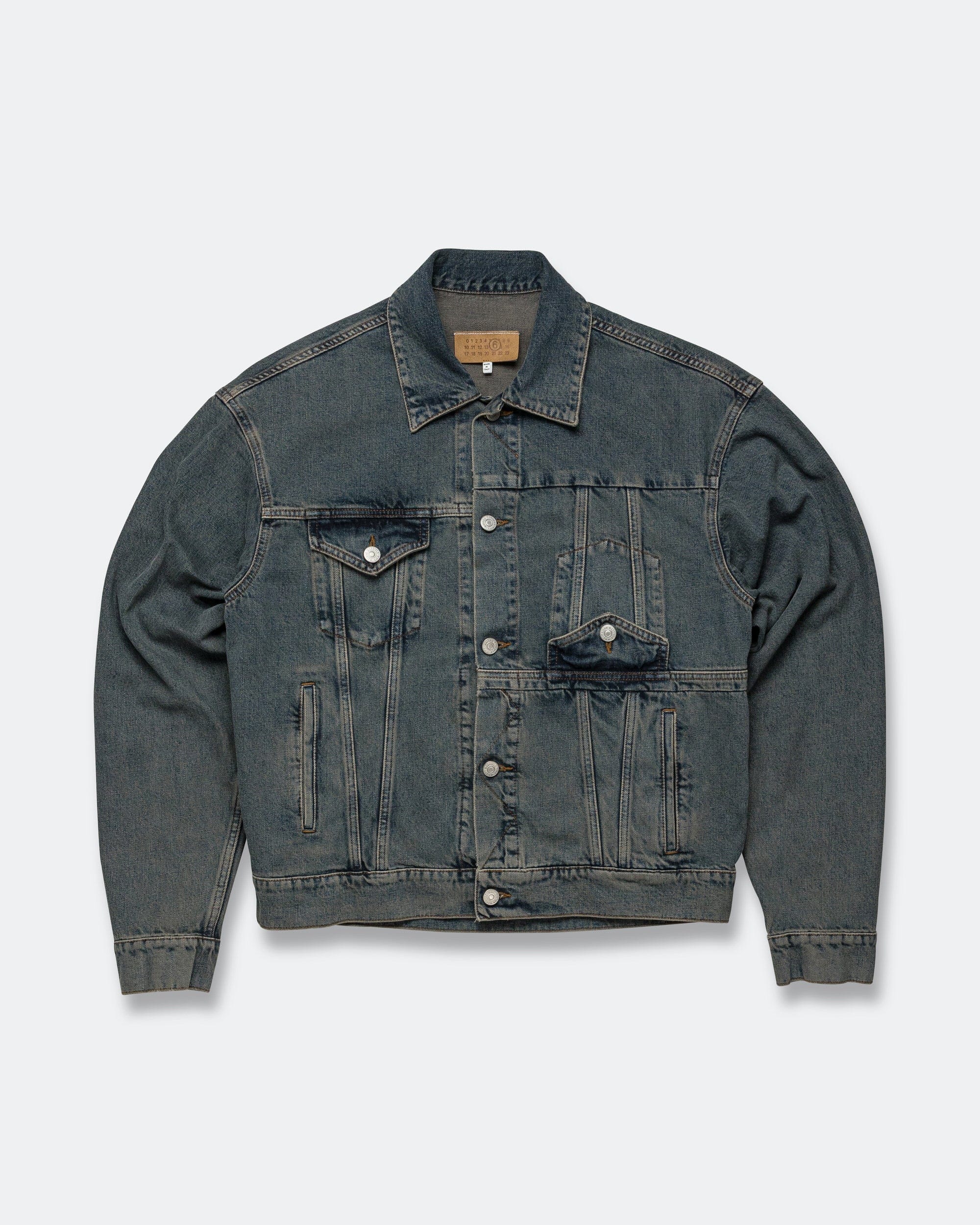 MM6 Denim Sports Jacket - Light Grey
