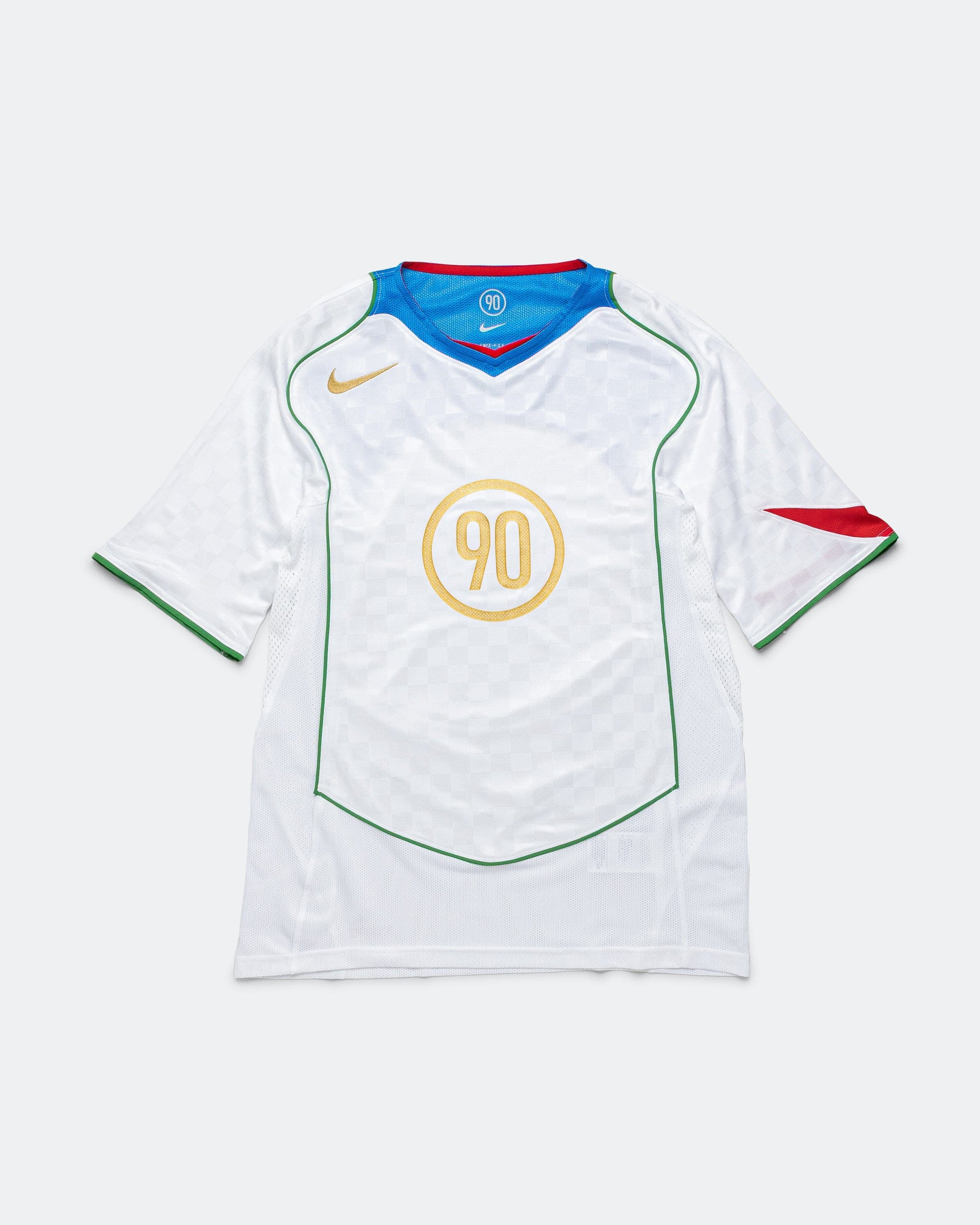Nike DRI-FIT T90 Energy Jersey - White/Blue-Red