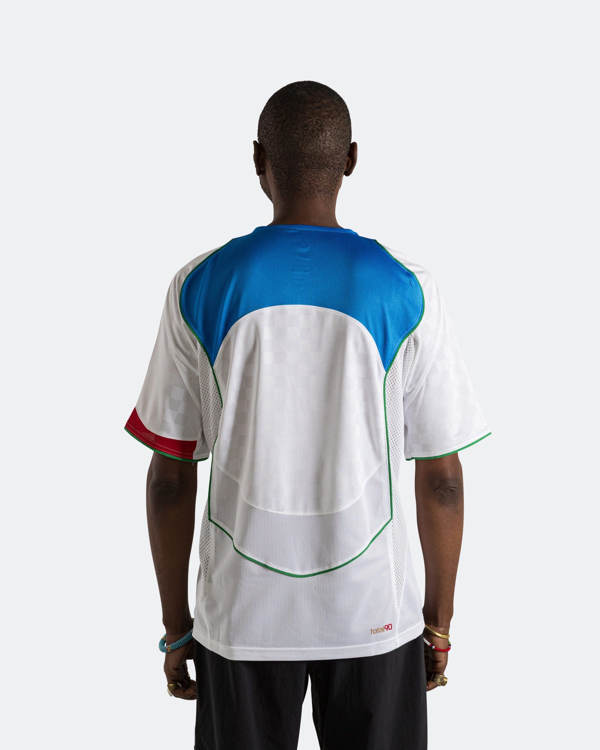 Nike DRI-FIT T90 Energy Jersey - White/Blue-Red